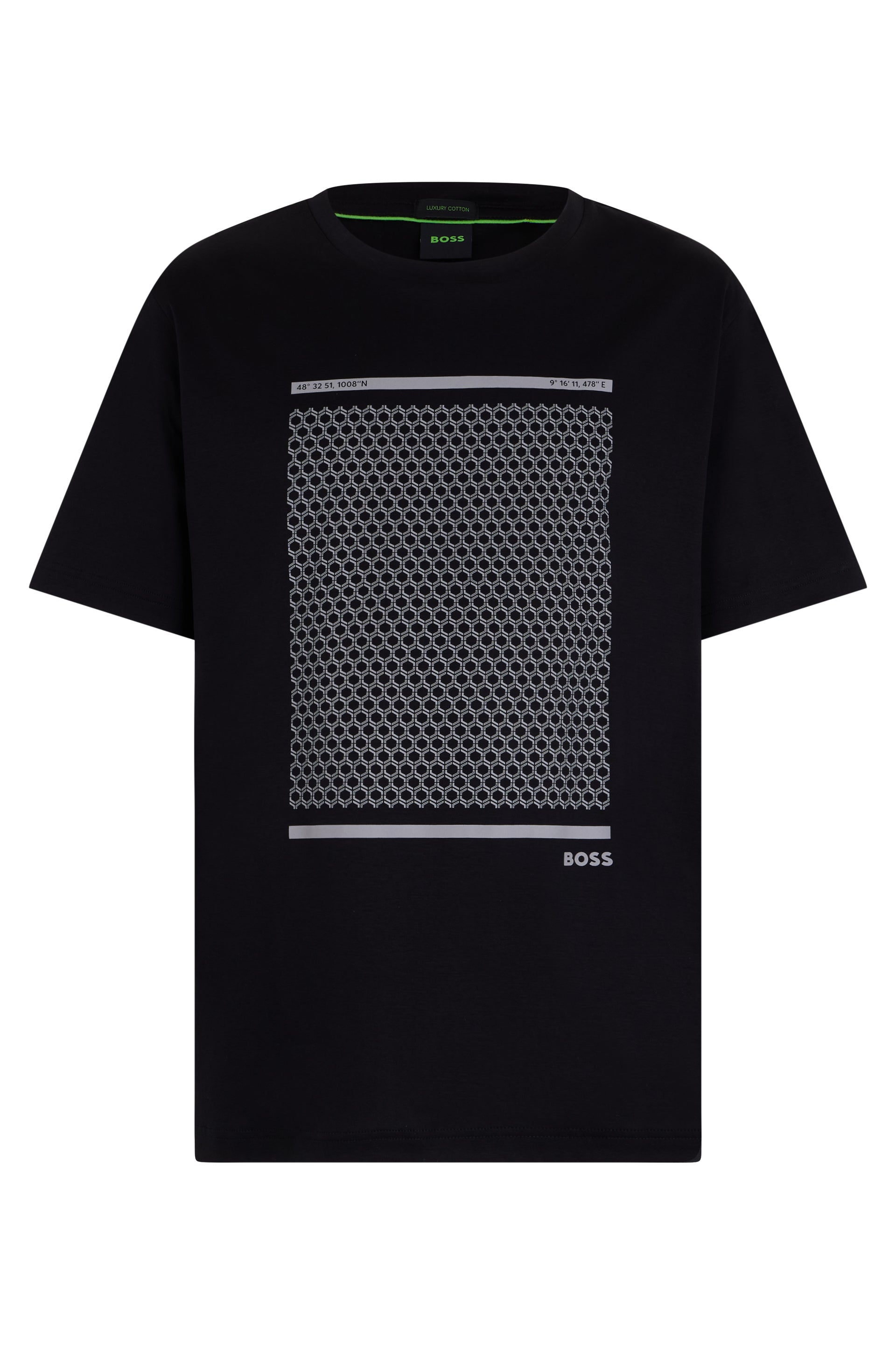 Boss T-shirt in cotone con stampa