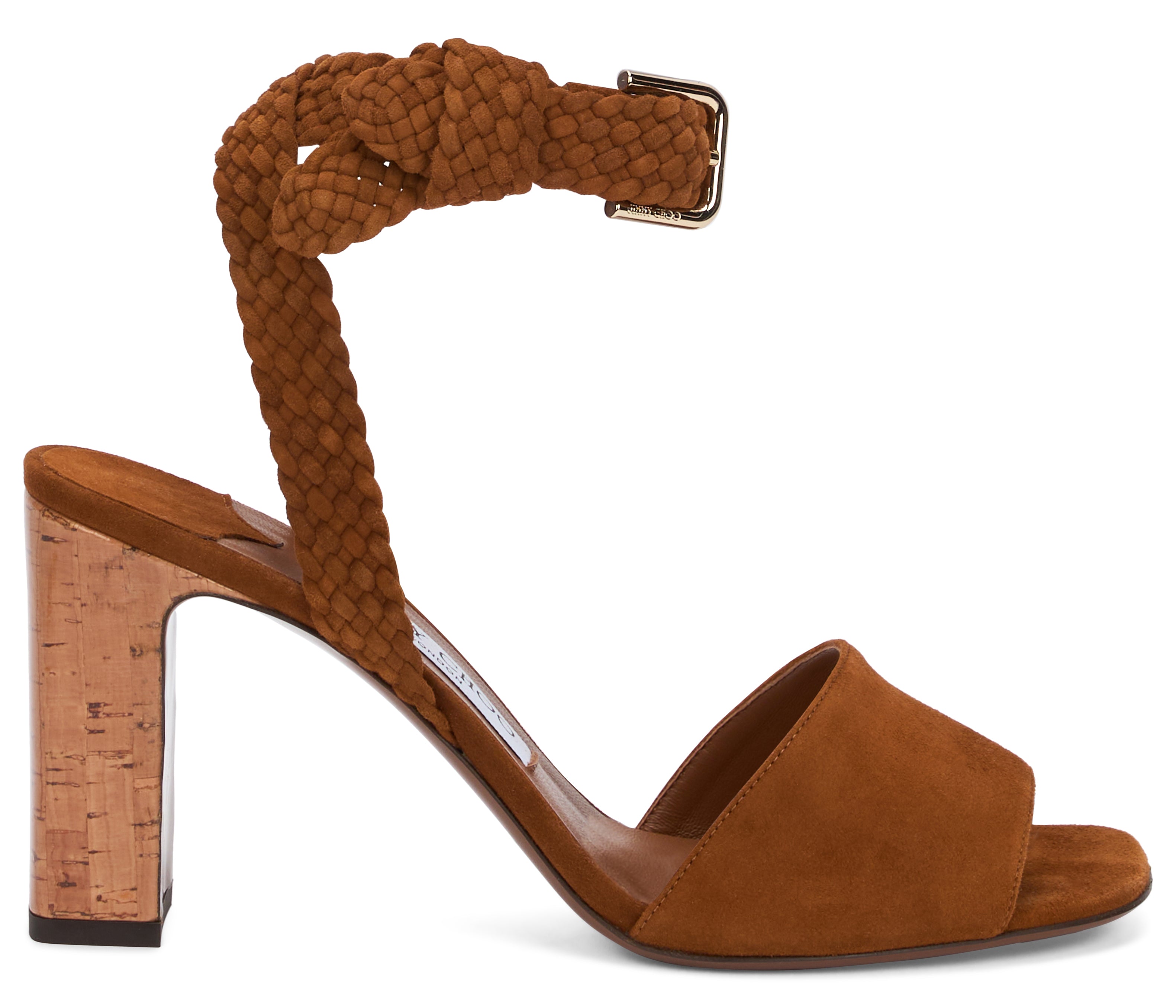 Jimmy Choo Sandali con tacco Rori 85 in pelle scamosciata