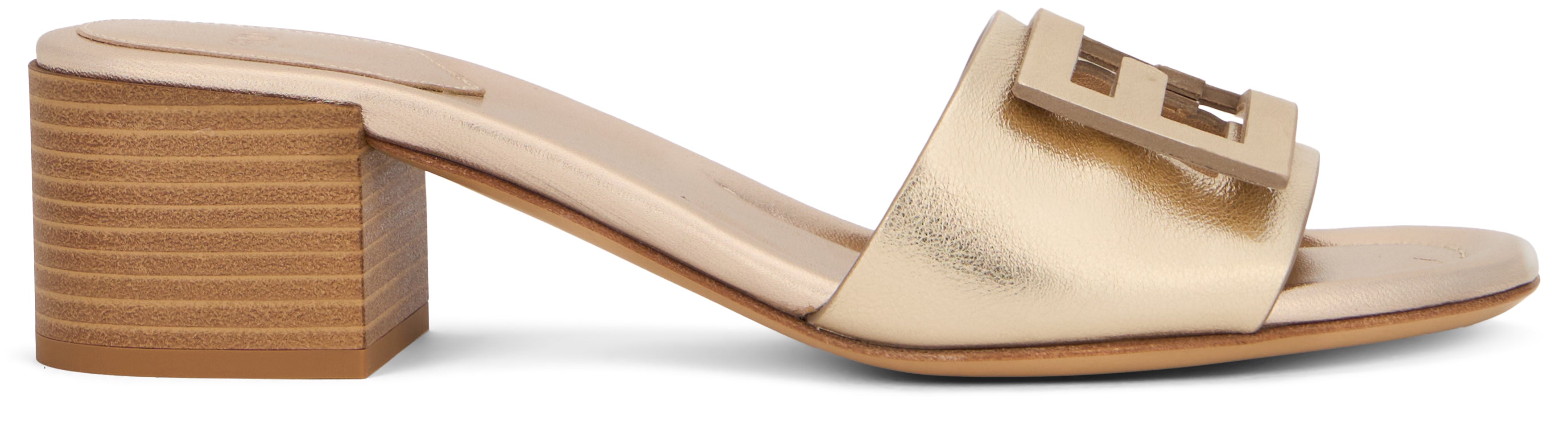 Fendi Sandalo baguette con logo