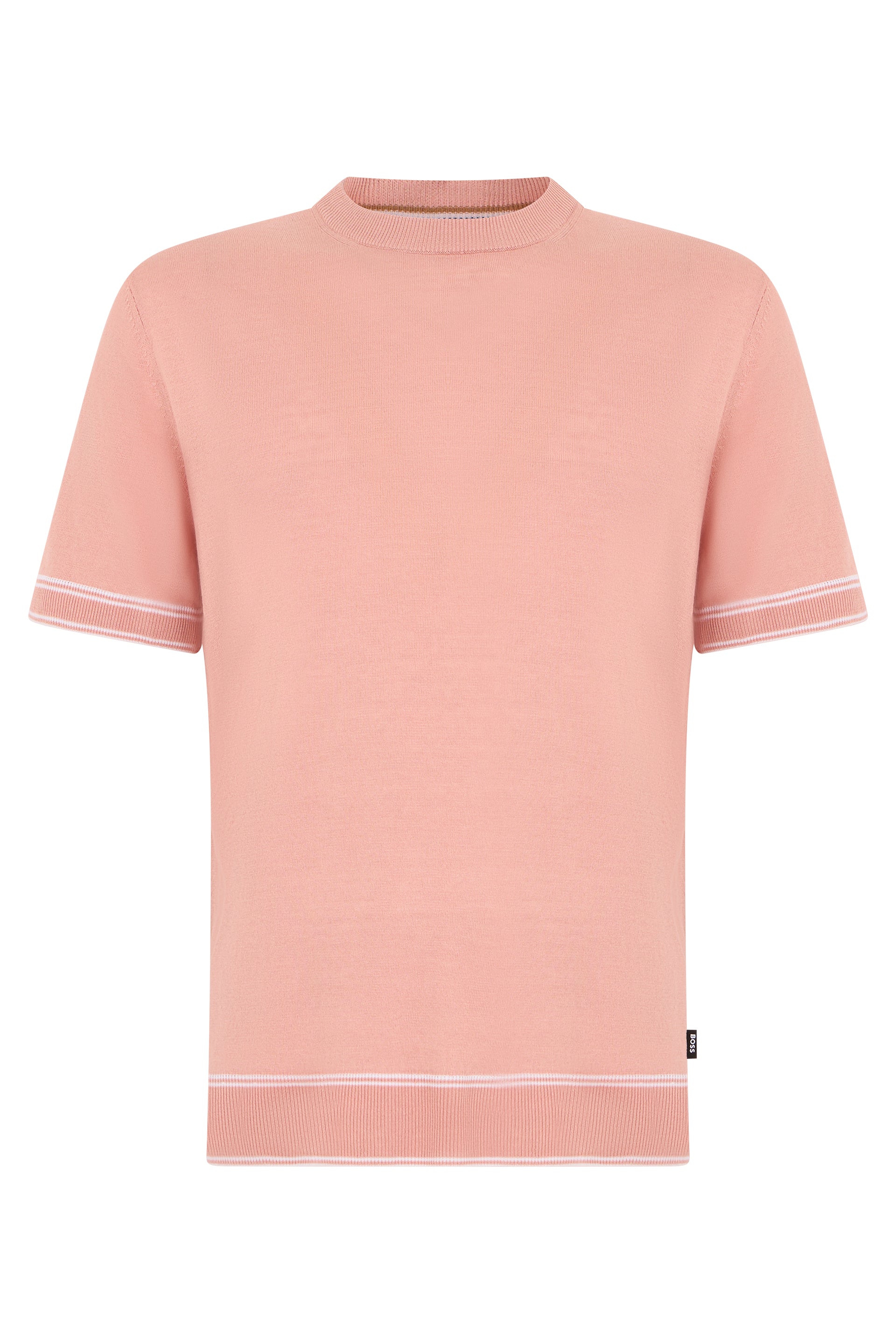 Boss T-shirt in misto lino