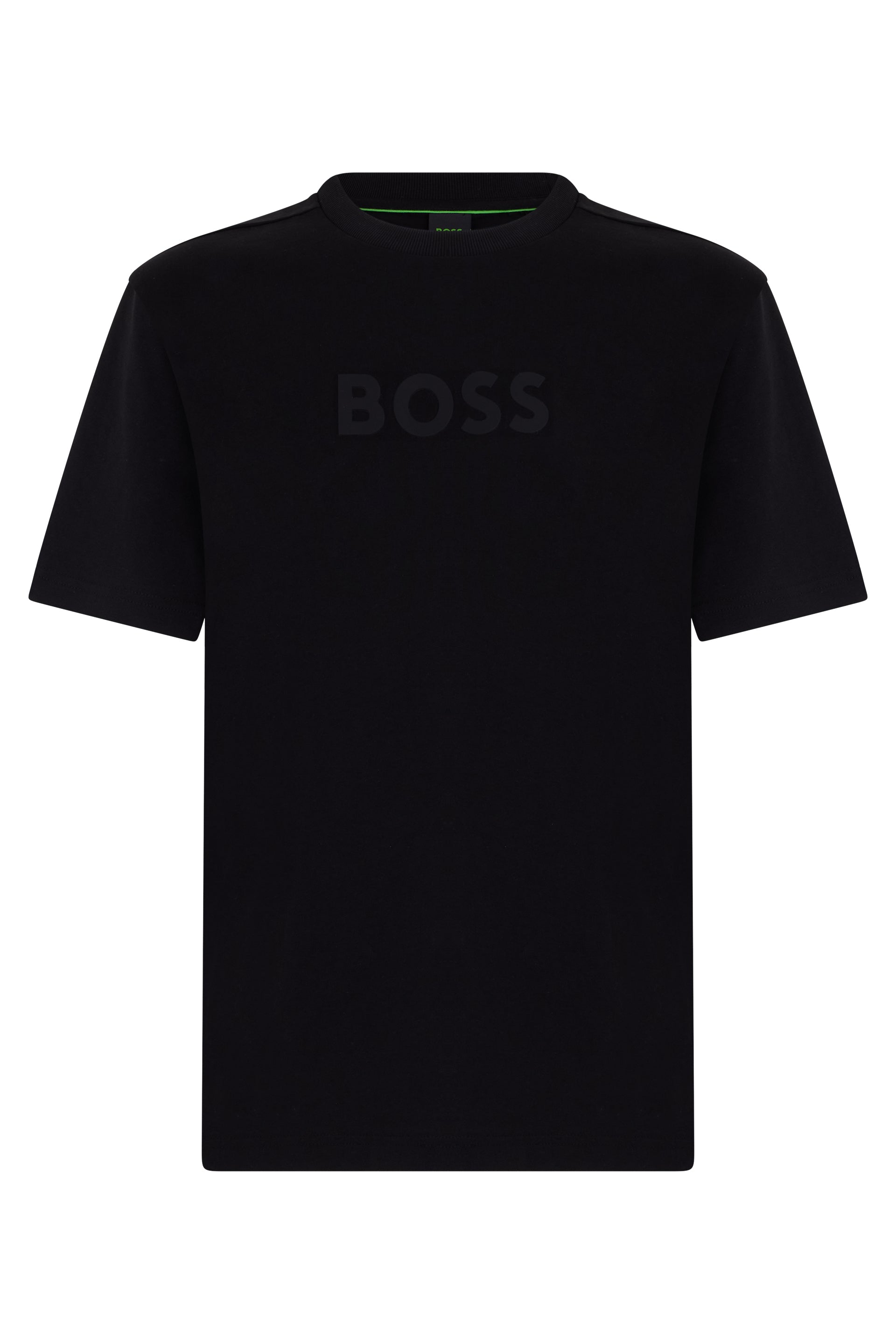 Boss T-shirt nera in cotone