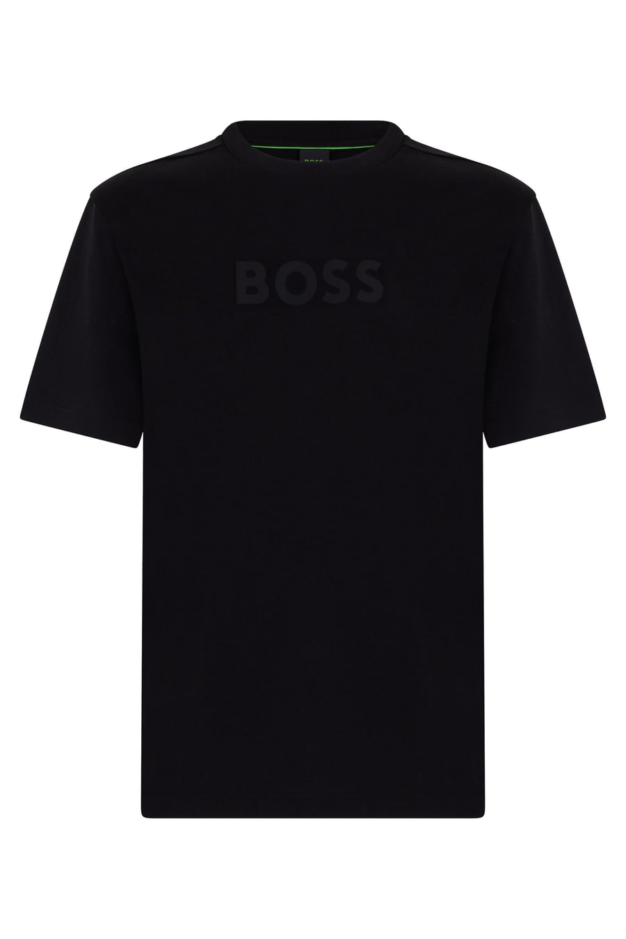 Boss T-shirt nera in cotone