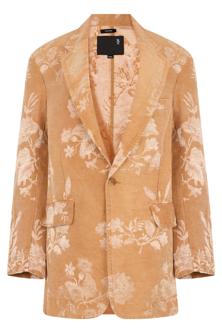 R13 Giacca in cotone floreale