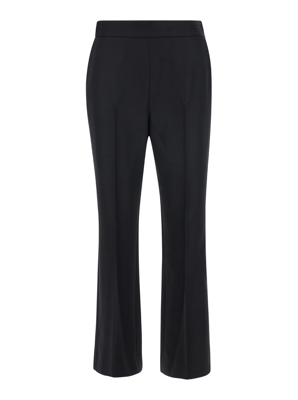 Gucci Pantalone Svasato con Pences in Lana Nero Donna