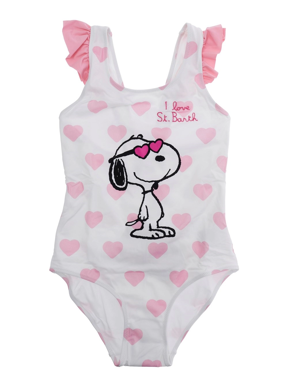 Mc2 saint barth kids CAROL - SNOOPY HEARTS LOVE SB 0121 EMB - Costume da bagno con stampa Snoopy - In tessuto - Multicolor - Bambina