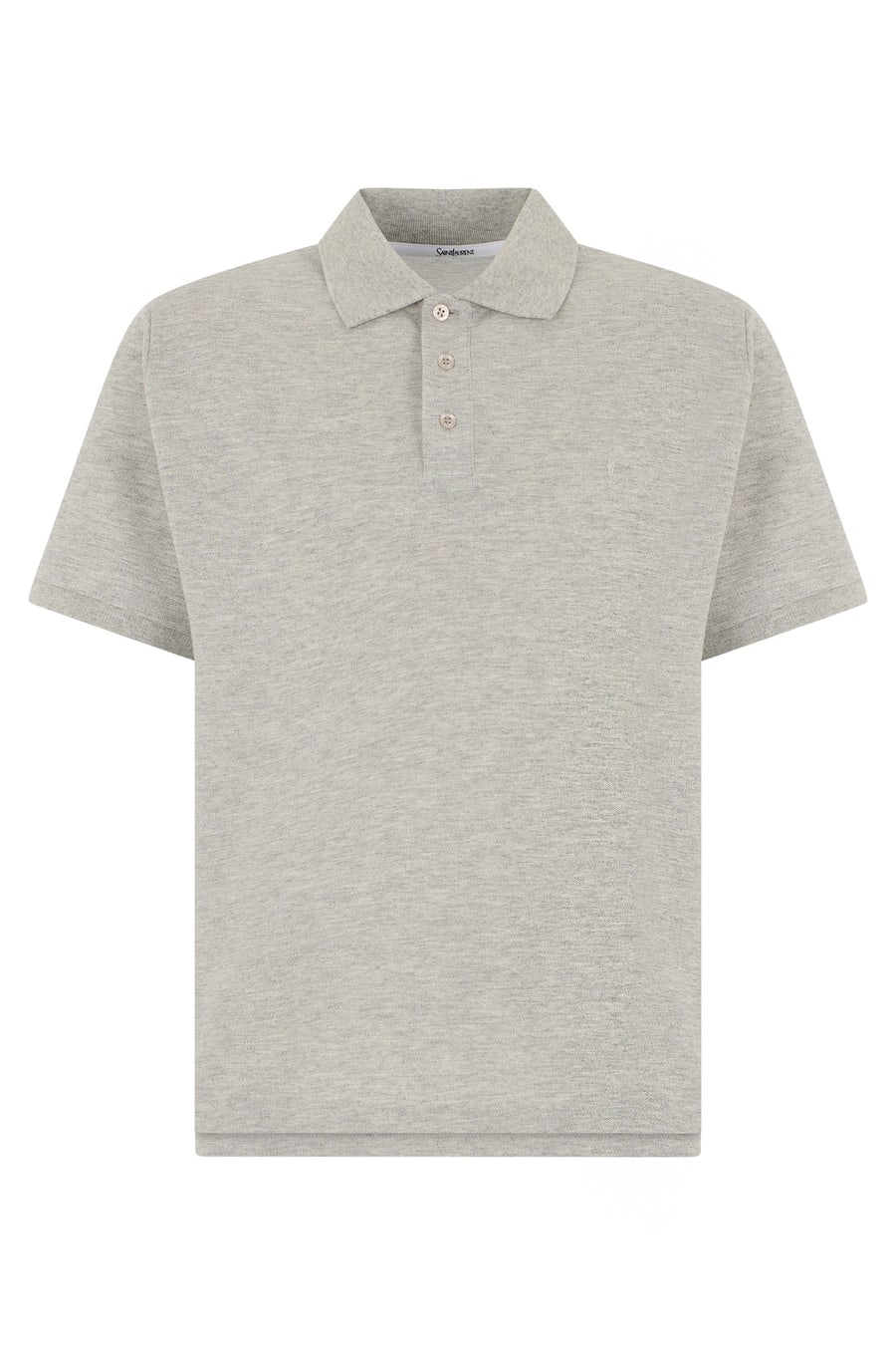 Saint Laurent Polo in cotone a maniche corte