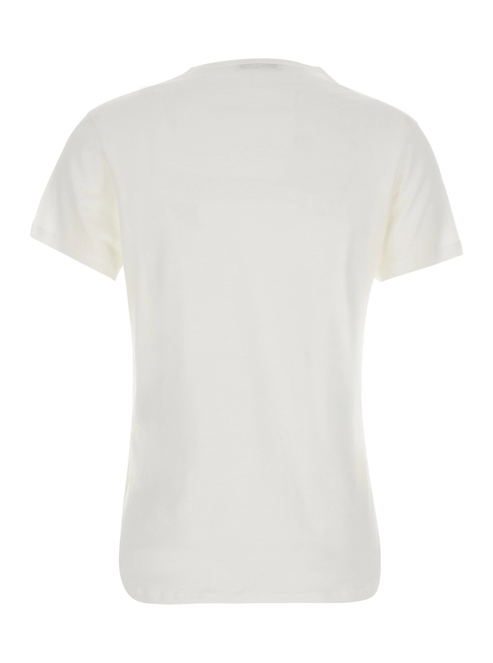 Fendi T-Shirt 'TI AMO' con stampa sul fronte in Cotone bianca Donna, view 2