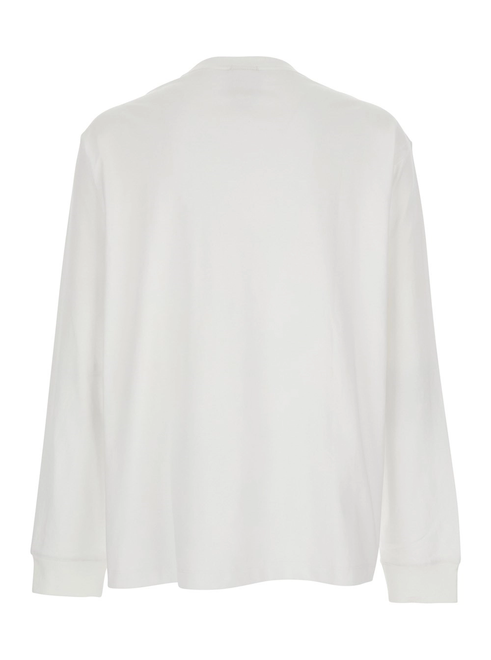 Calvin klein T-shirt girocollo 'CALVIN KLEIN' con logo sul fronte in Cotone Bianco Uomo, view 2