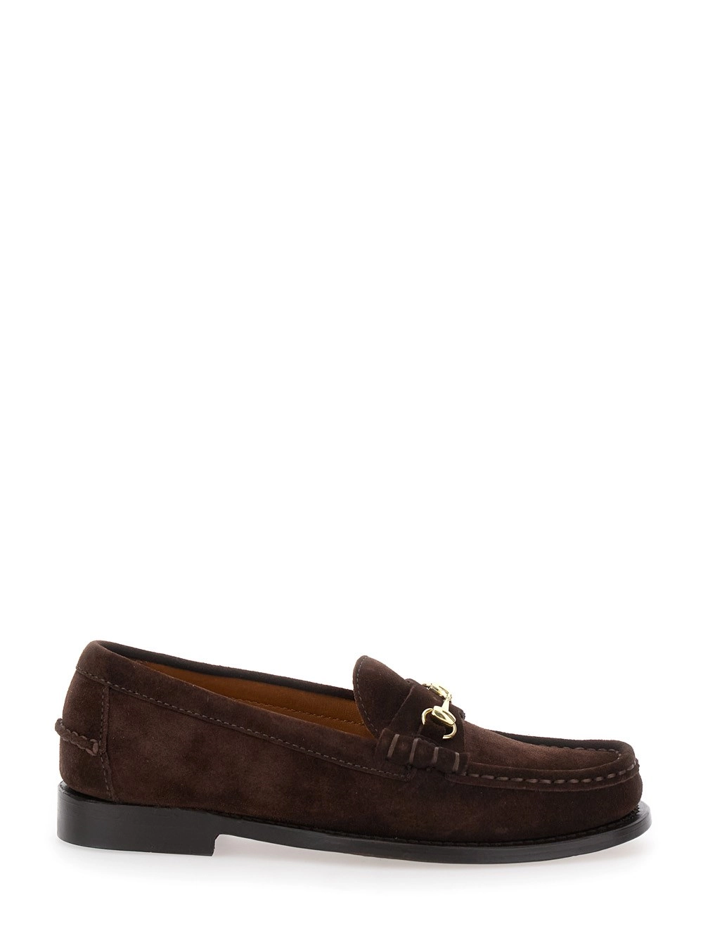 Sebago Mocassini Pull-On 'Joe Modena' con morsetto sul fronte in suede marroni donna