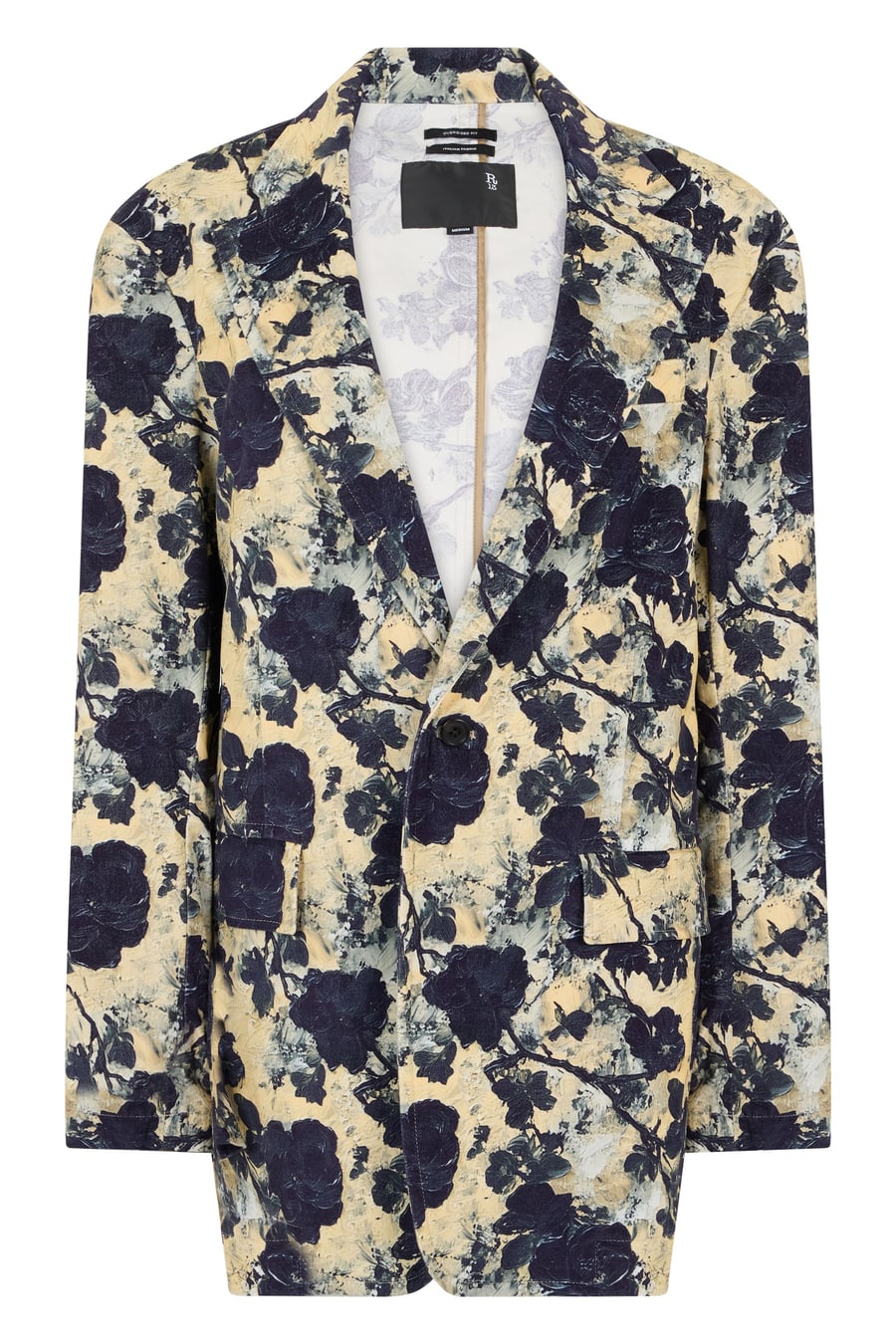 R13 Blazer floreale in cotone