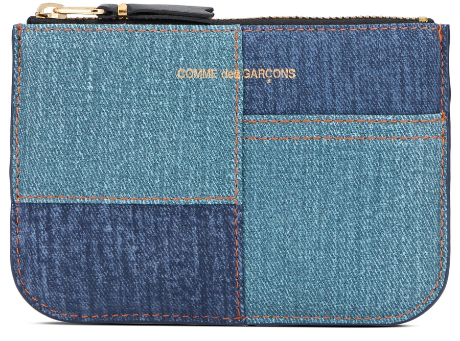 Comme des Garçons WALLET Portafoglio Denim Patchwork