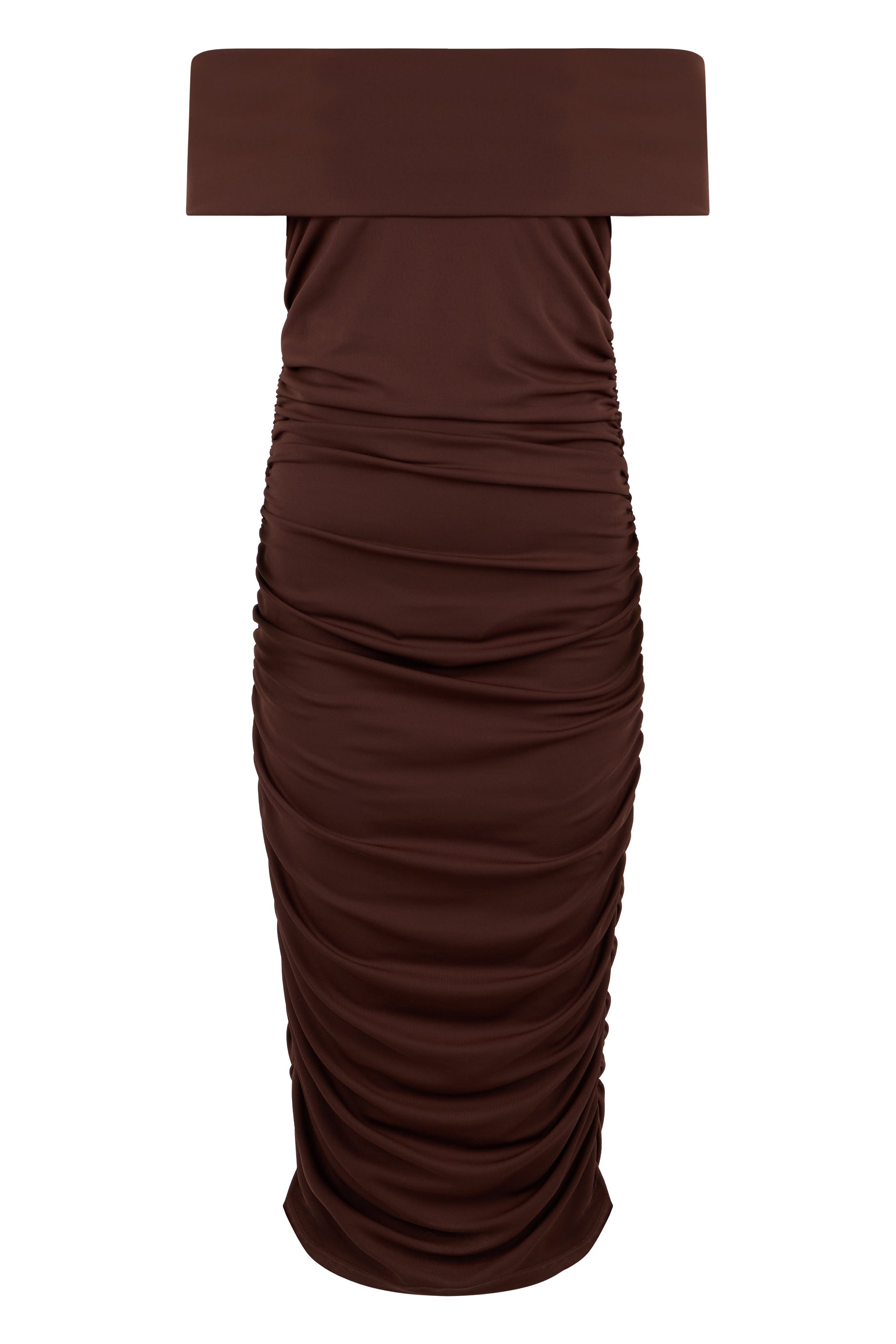 Des Phemmes Abito off shoulder arricciato