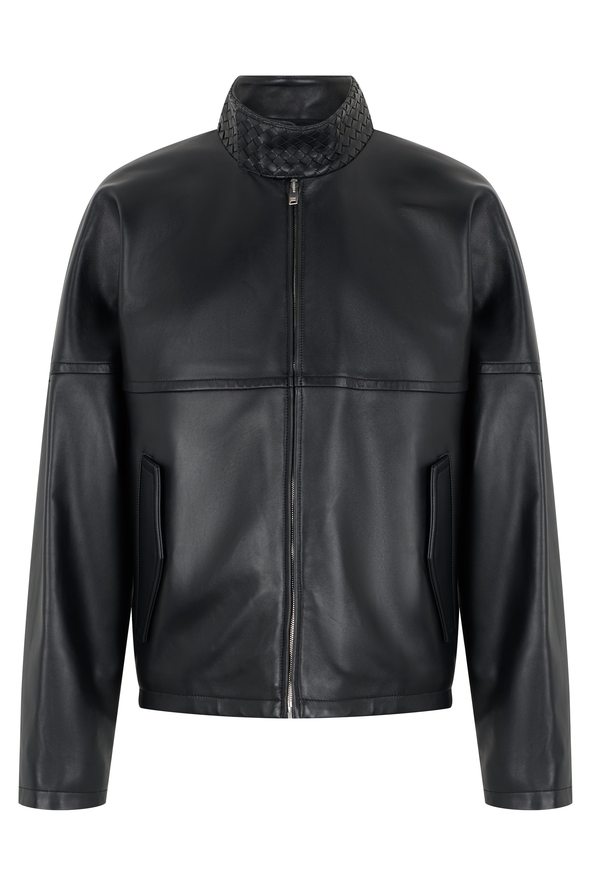 Bottega Veneta Giacca in pelle liscia