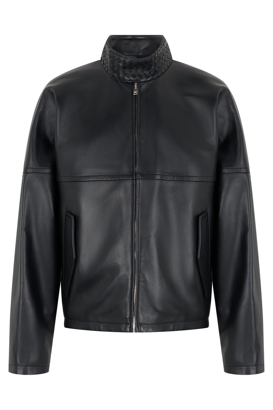 Bottega Veneta Giacca in pelle liscia