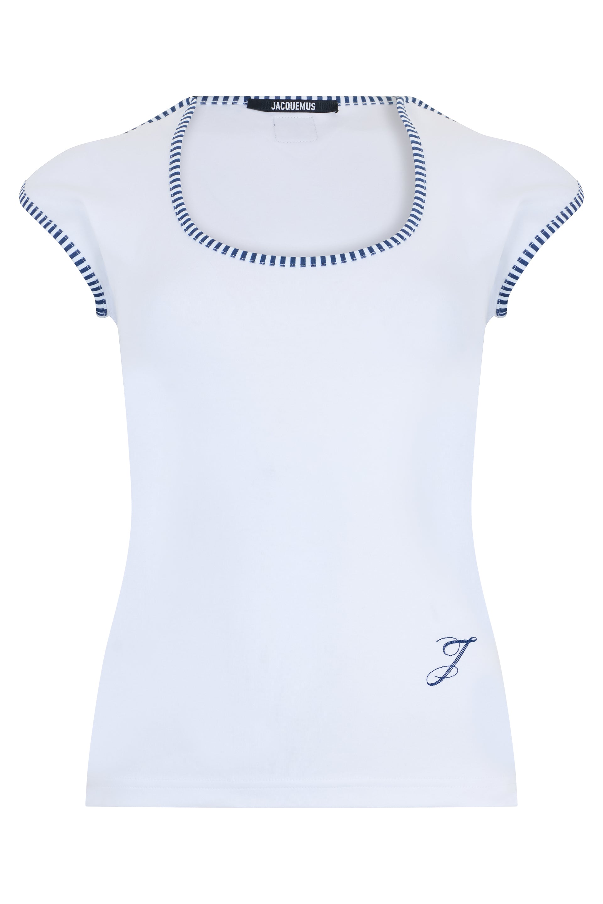 Jacquemus T-shirt con bordi a righe