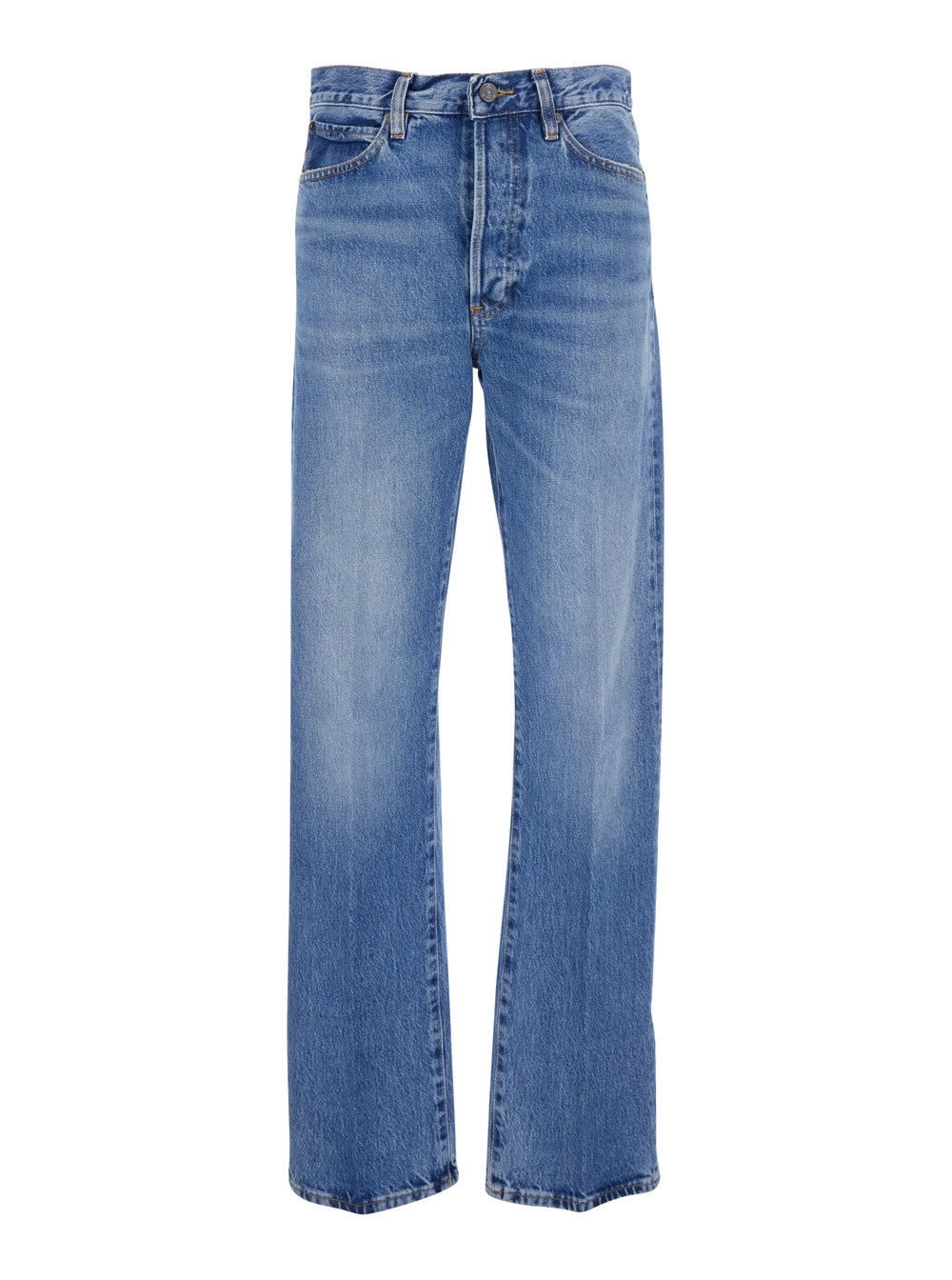 Frame Jeans 'The Vertical' con Design a Cinque Tasche in Denim Blu Donna
