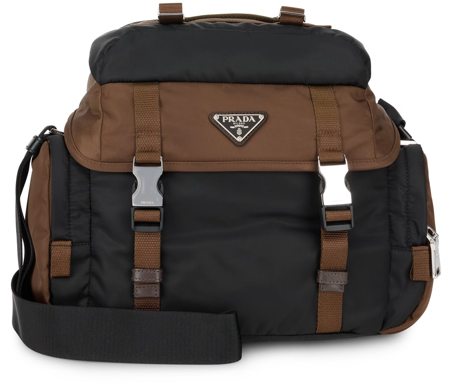 Prada Borsa a spalla con fibbia