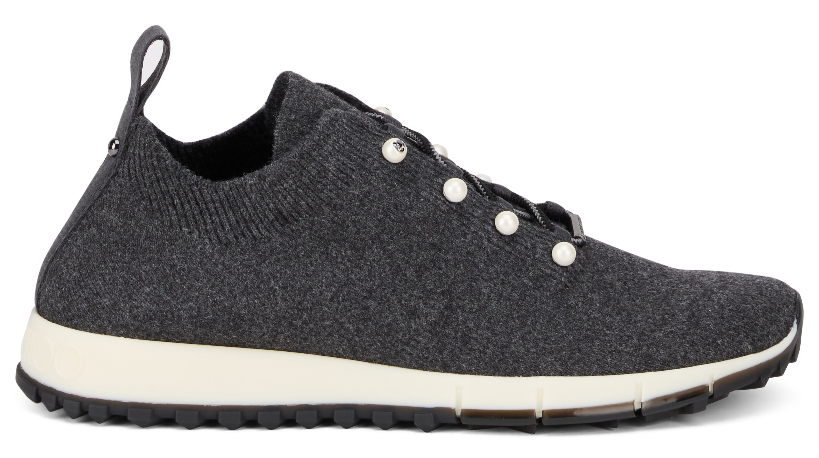Jimmy Choo Sneakers basse in maglia di cachemire