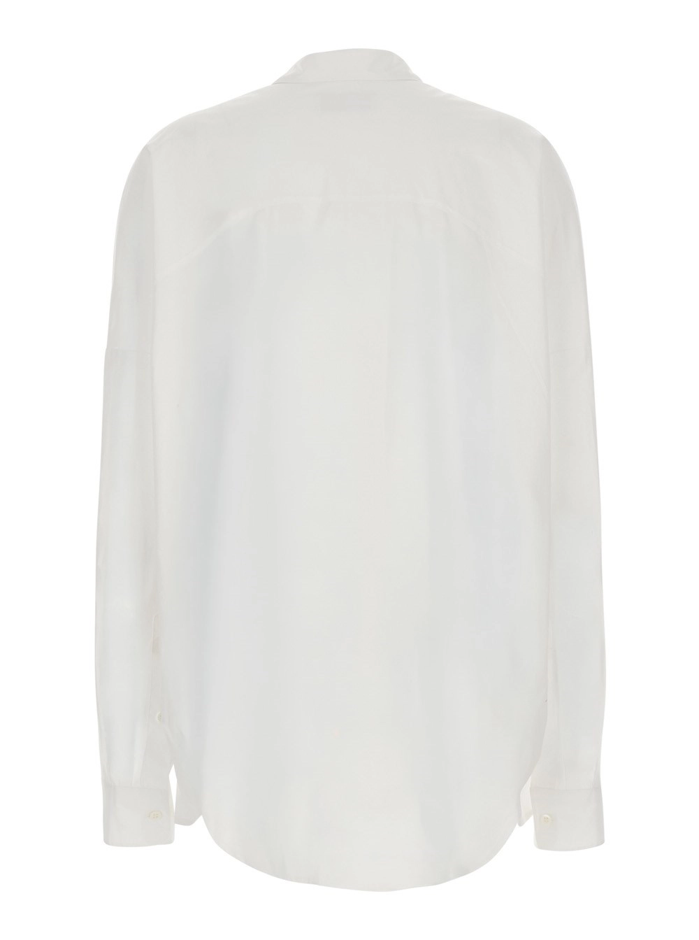 Dries Van Noten Camicia 'Kasia' con colletto classico e ricamo sul fronte in cotone bianca donna, view 2