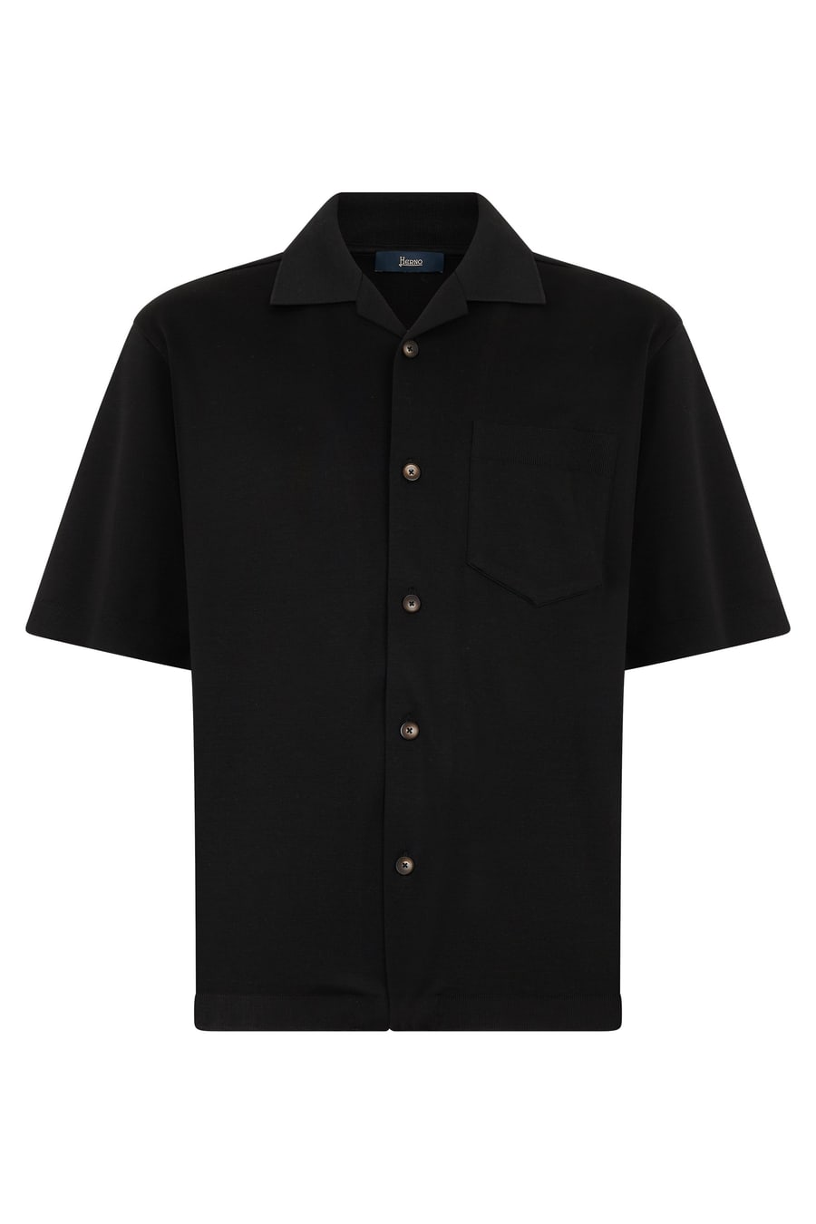 Herno Camicia a Maniche Corte in cotone