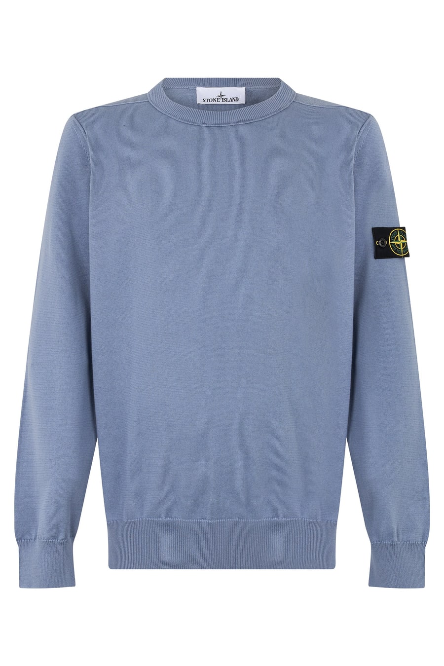 Stone Island Maglione girocollo in cotone con logo