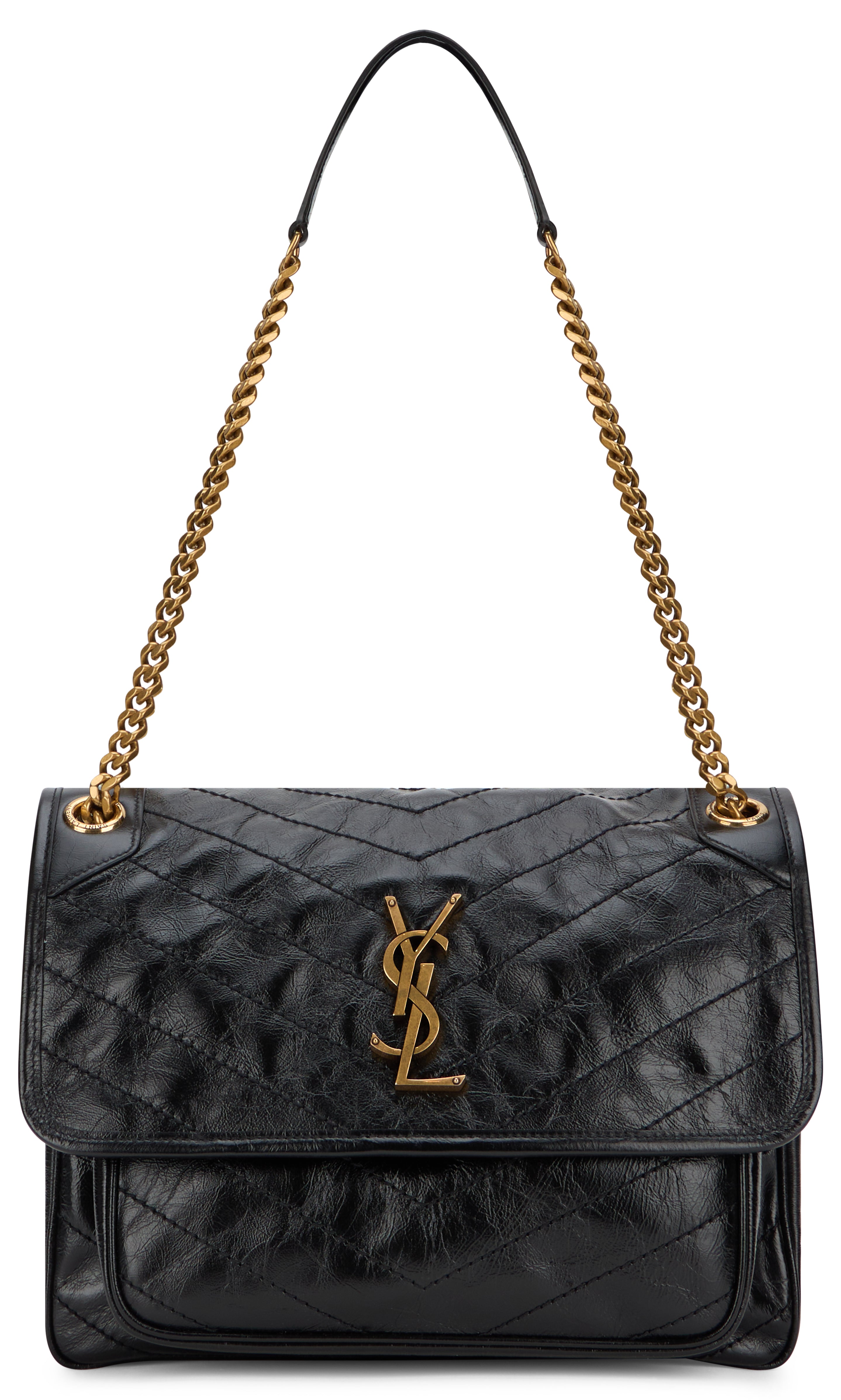 Saint Laurent Borsa Niki media in pelle
