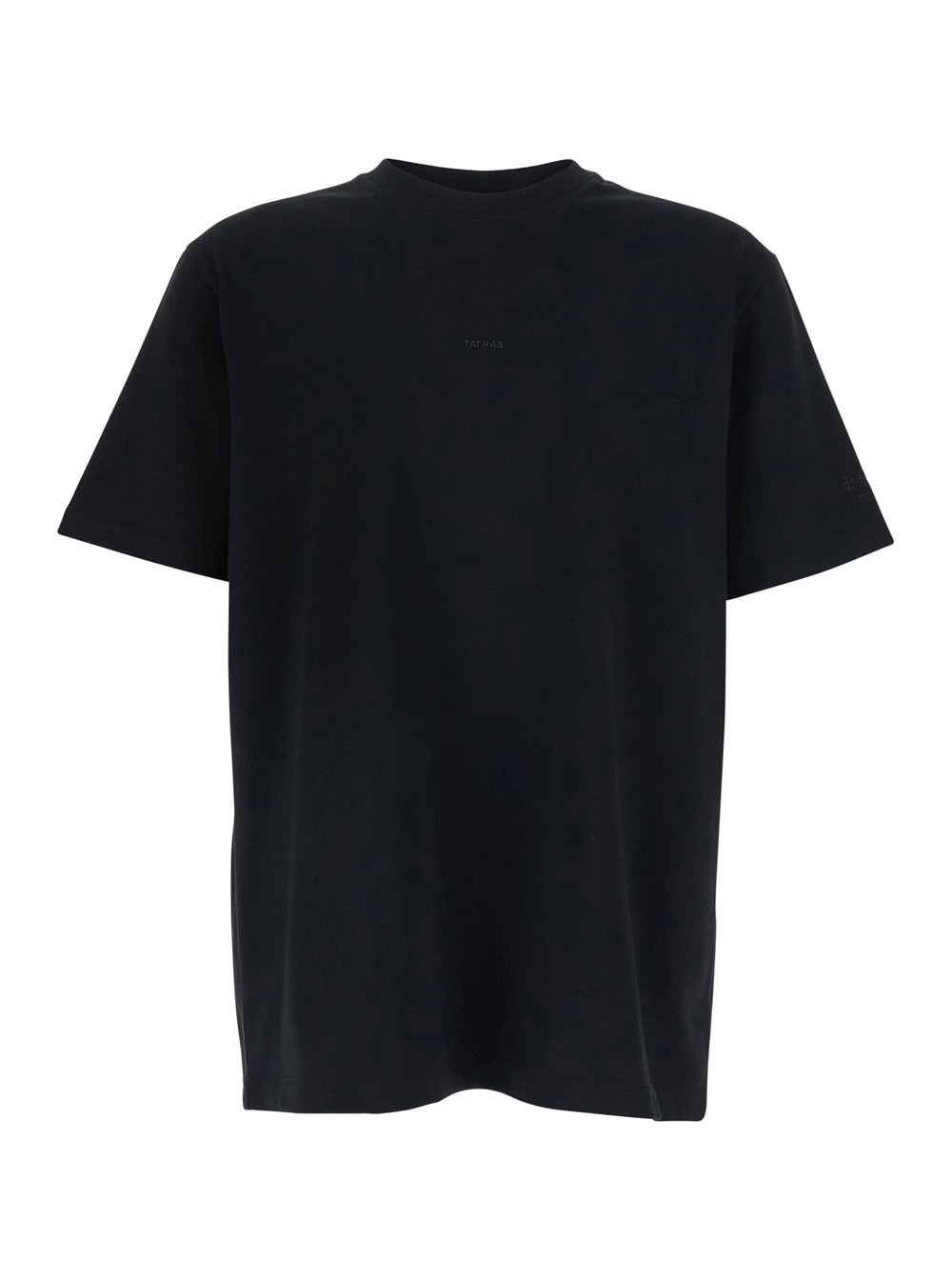 Tatras T-Shirt Nera 'NISO' con Scollo Rotondo e Maniche Corte in Cotone Uomo
