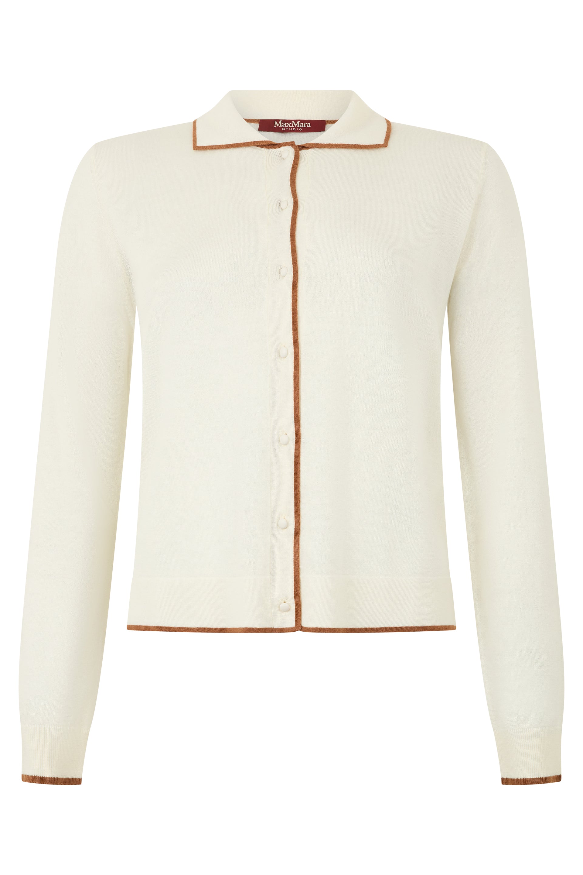 Max Mara Studio Cardigan in maglia di lana e seta