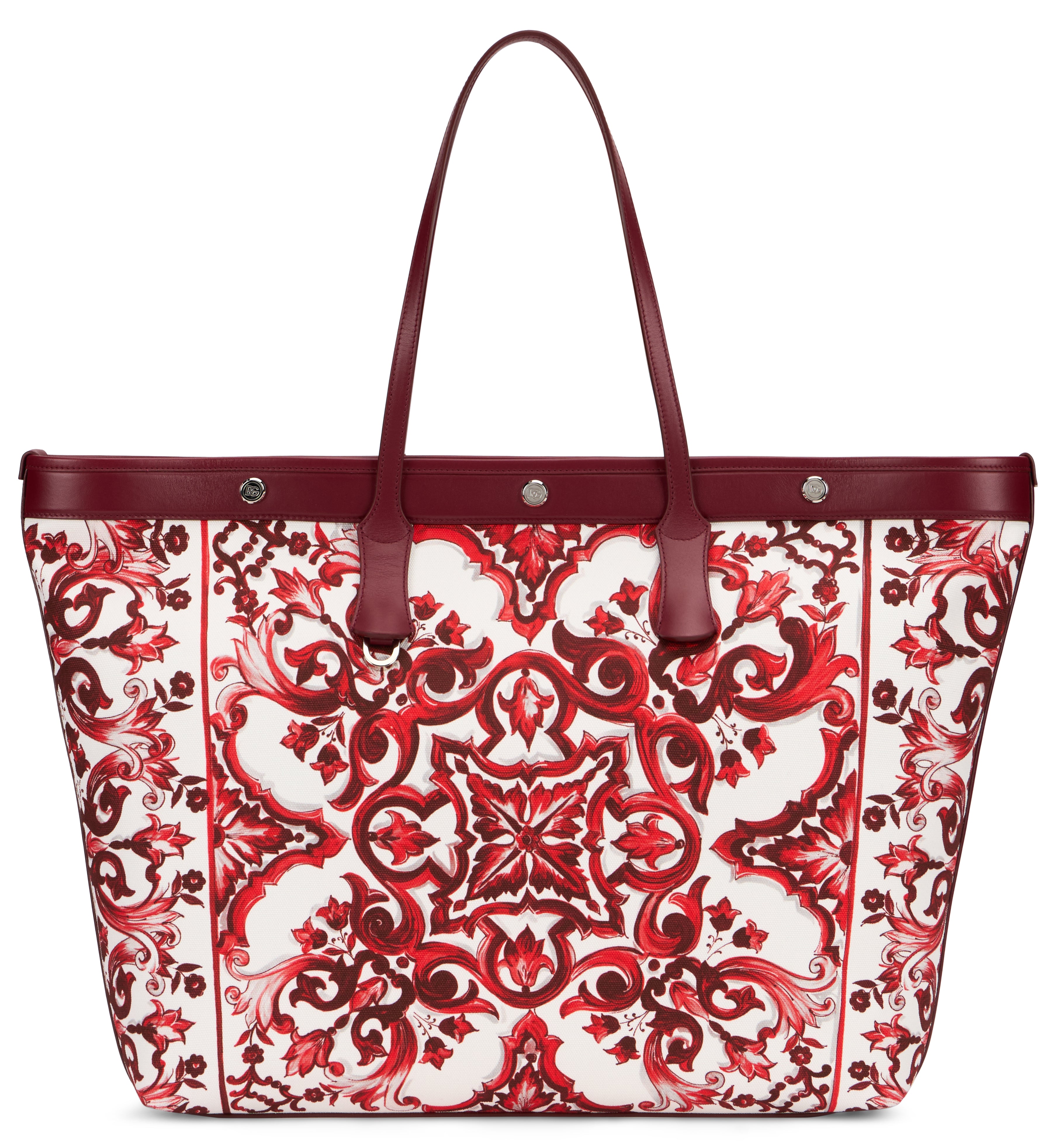 Dolce & Gabbana Tote bag con stampa maiolica