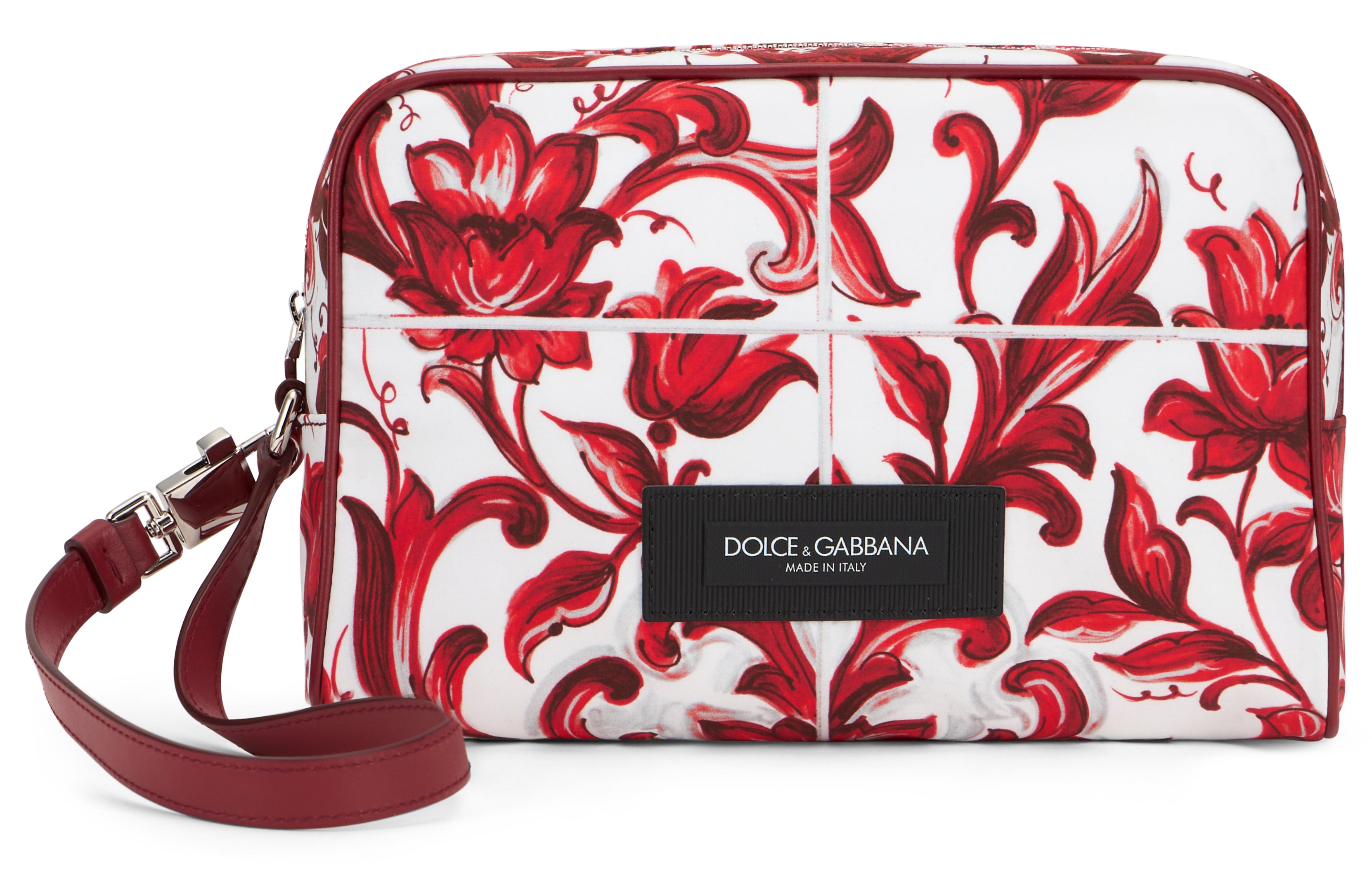Dolce & Gabbana Borsa a mano con stampa maiolica