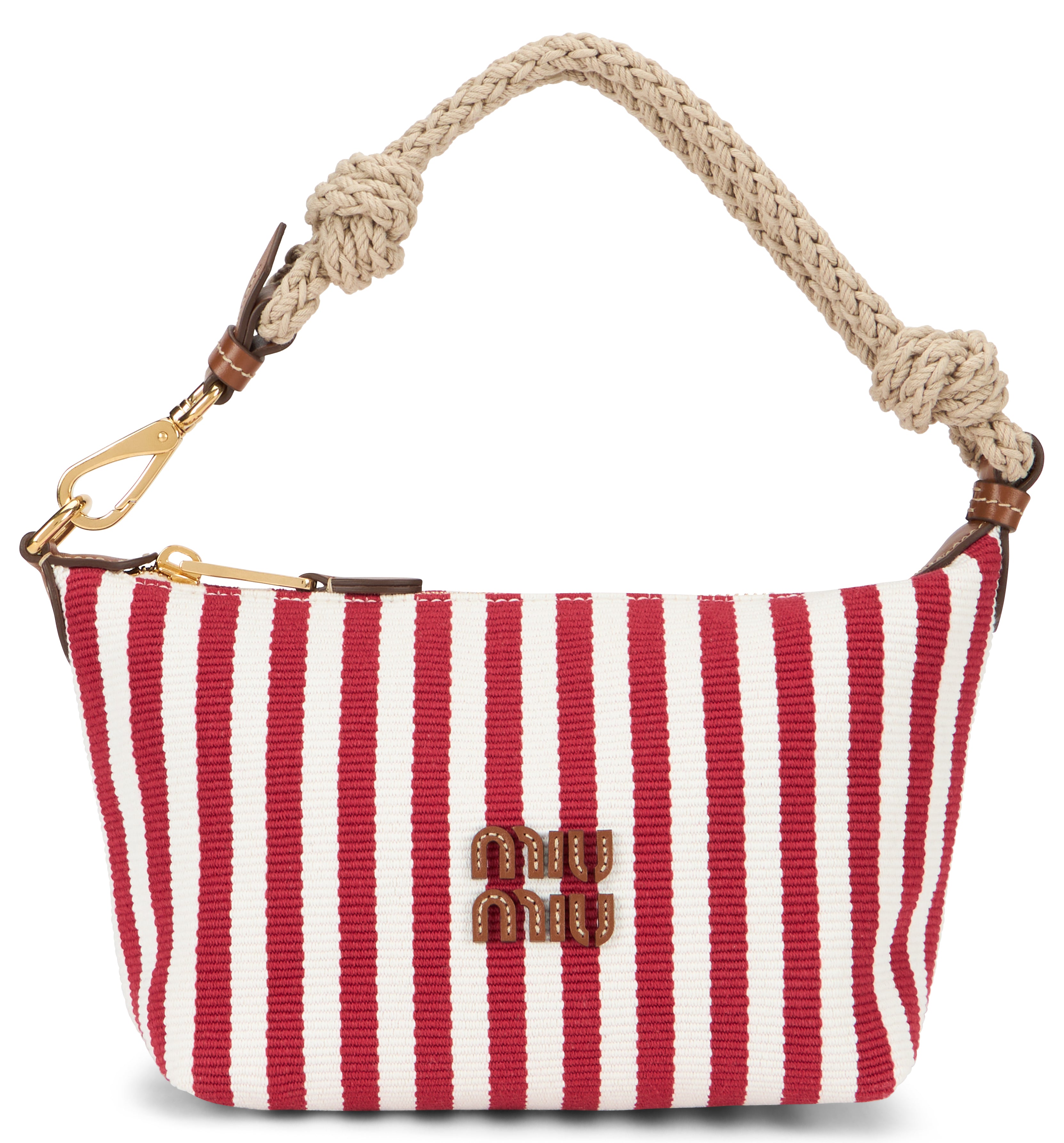 Miu Miu Borsa a spalla a righe