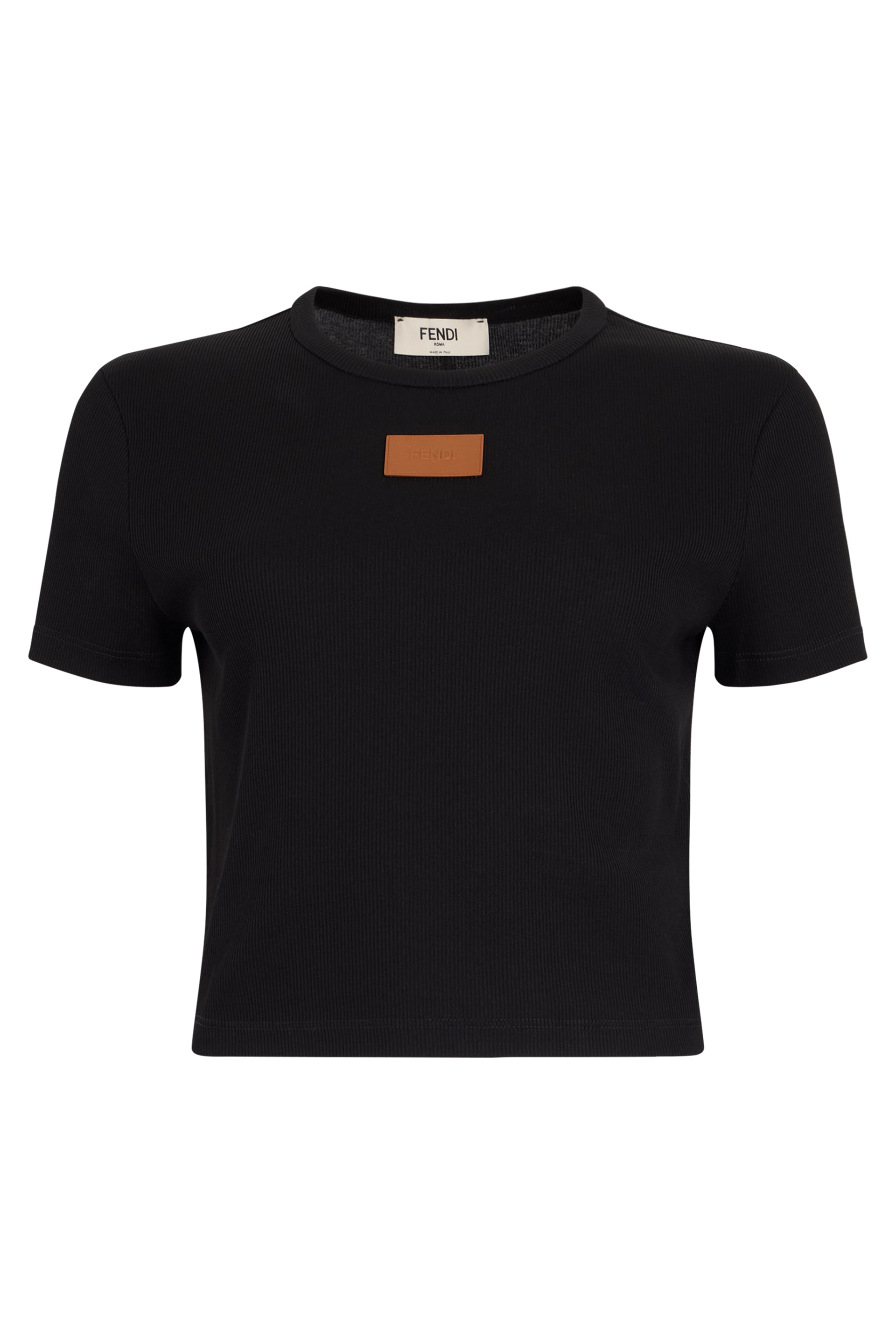 Fendi T-shirt in cotone a costine