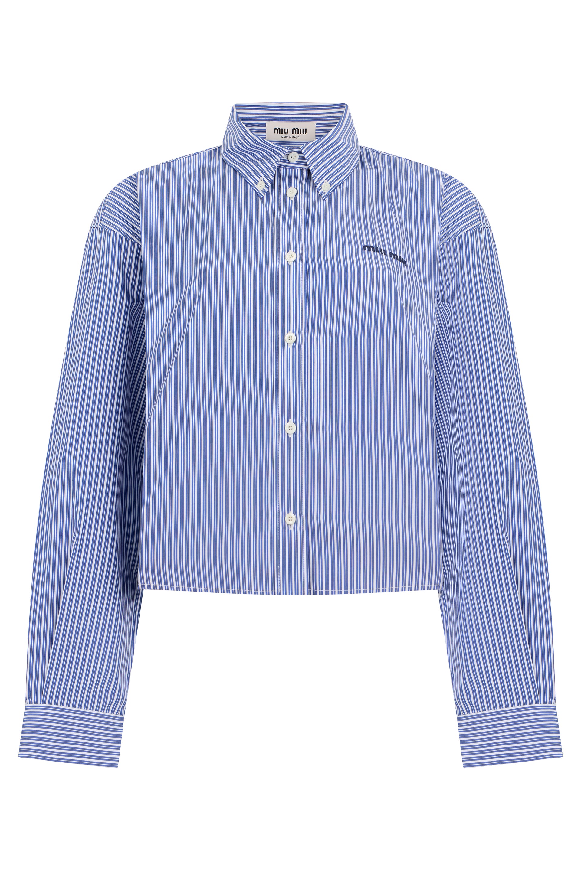 Miu Miu Camicia a righe in cotone