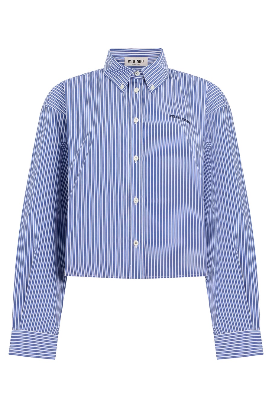 Miu Miu Camicia a righe in cotone