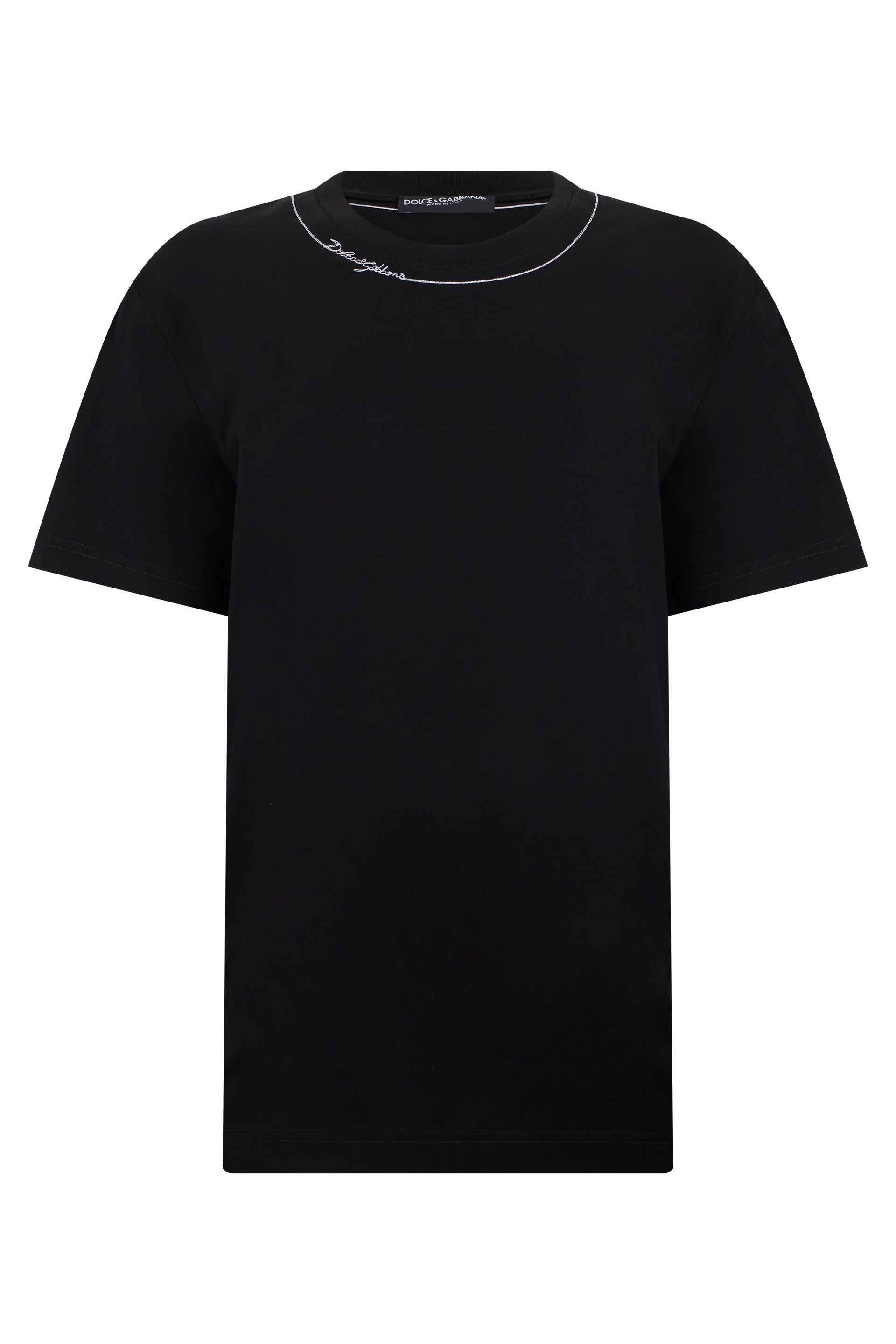 Dolce & Gabbana T-shirt nera a maniche corte