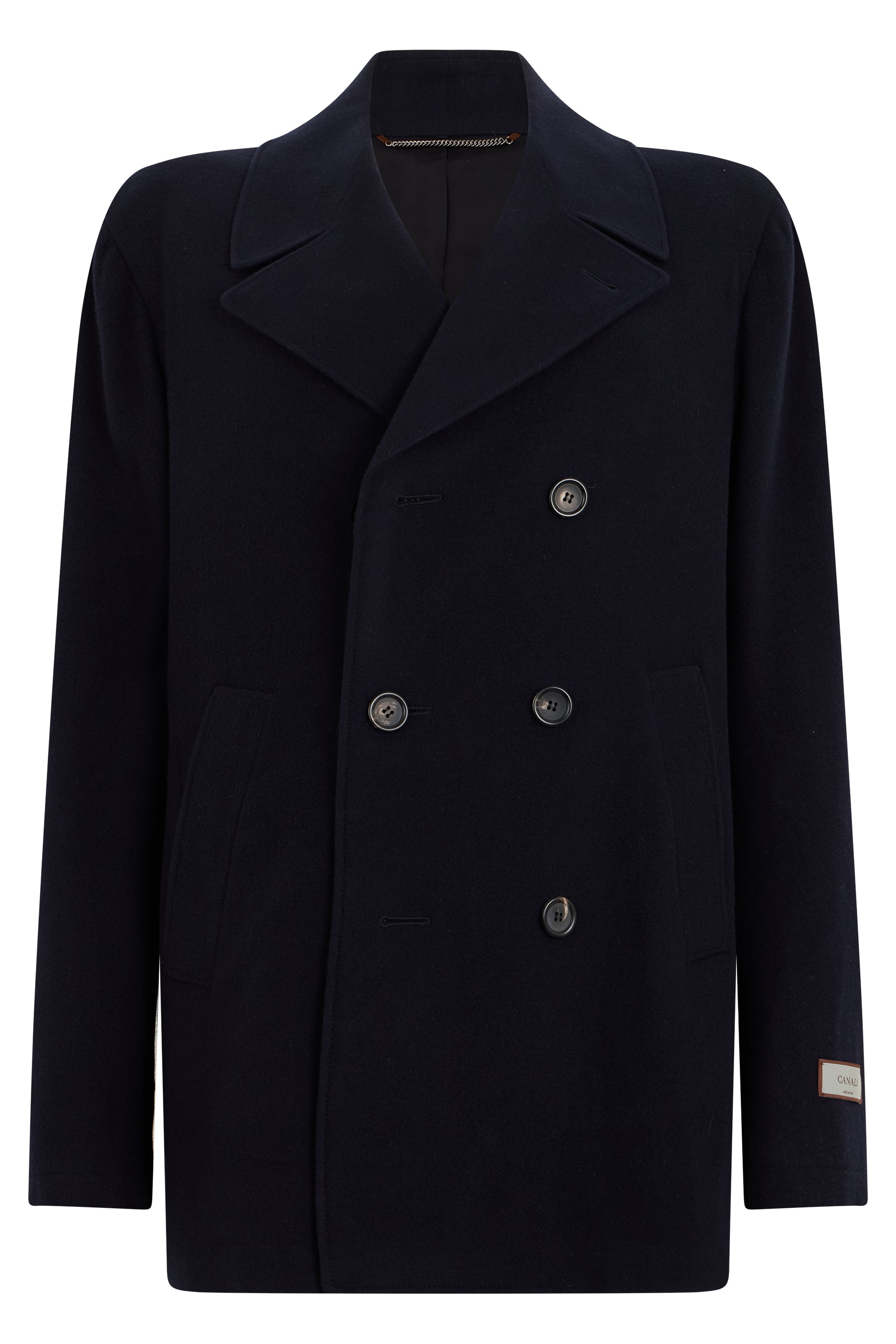 Canali Cappotto con chiusura doppiopetto