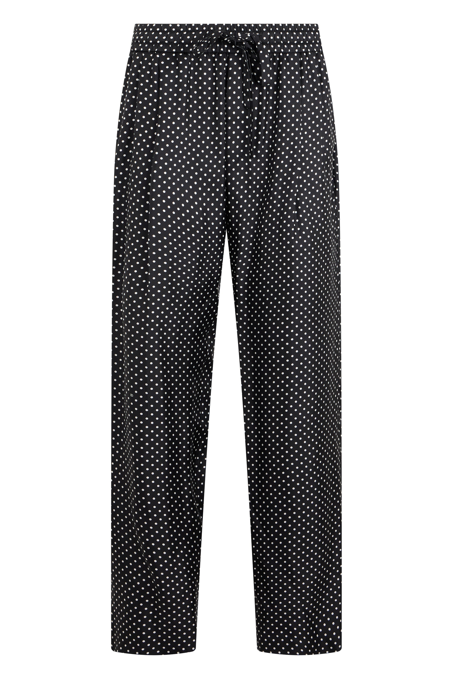 Dolce & Gabbana Pantaloni a pois con vita elasticizzata