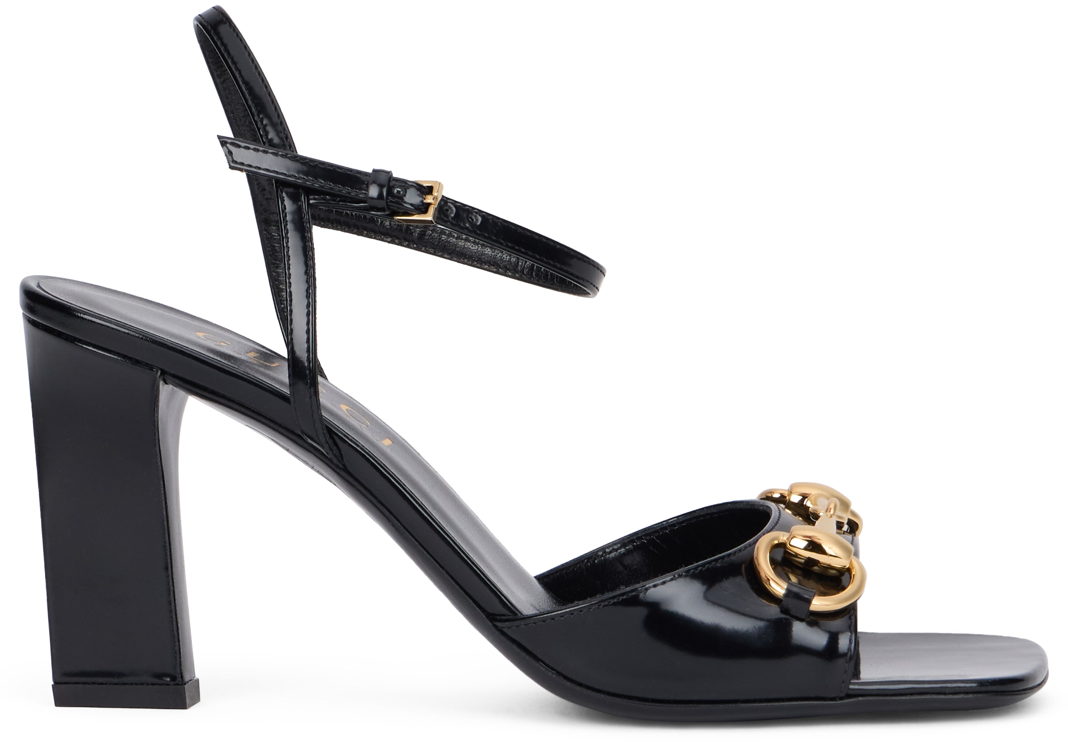 Gucci Sandalo con tacco alto in pelle