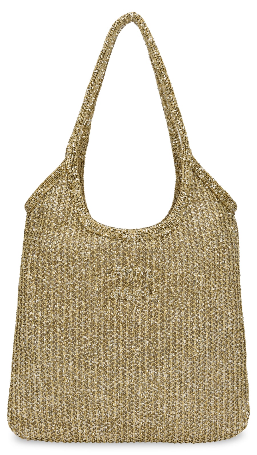 Miu Miu Tote bag con paillettes