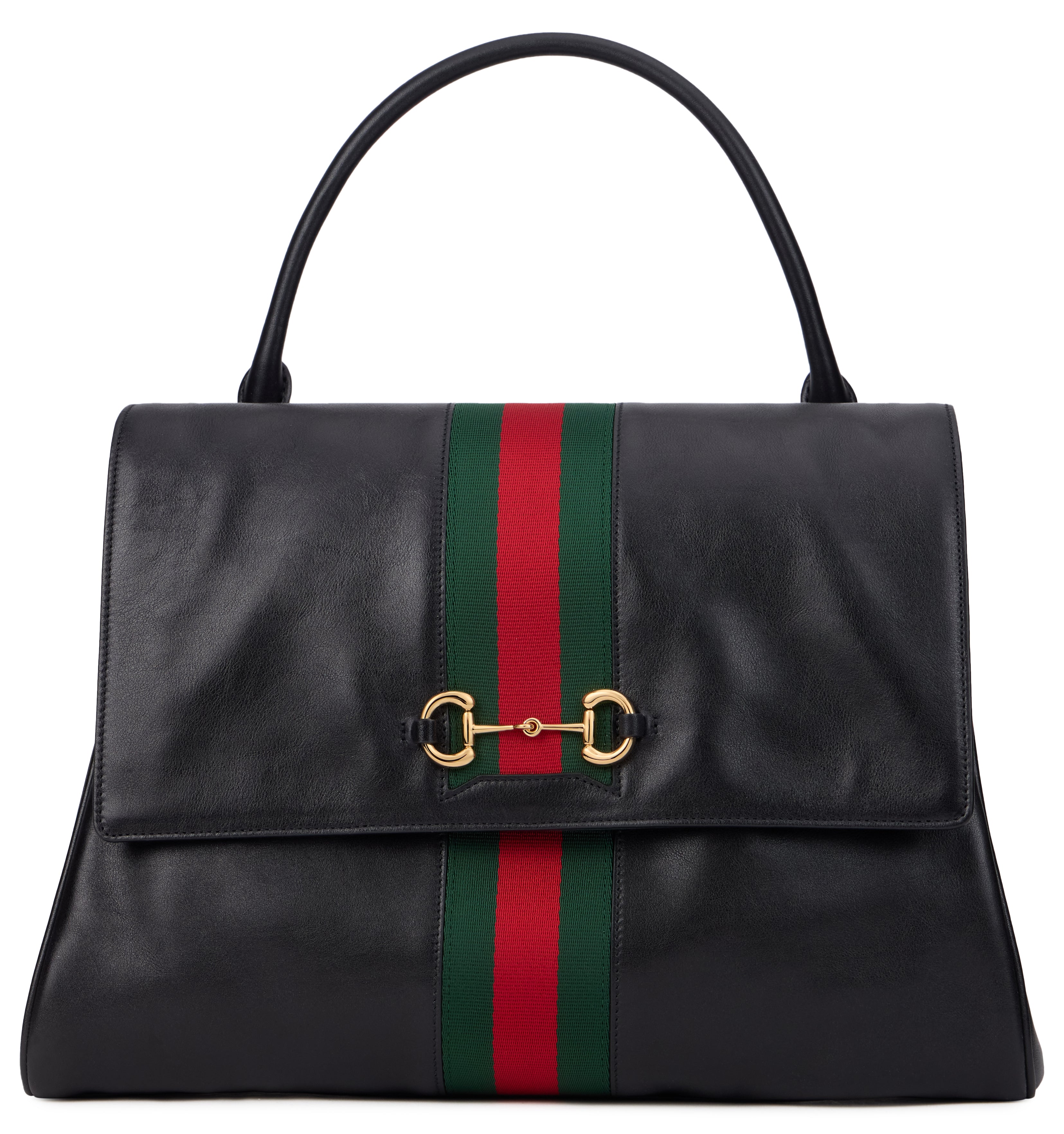 Gucci Borsa a mano Paparazzo in pelle grande
