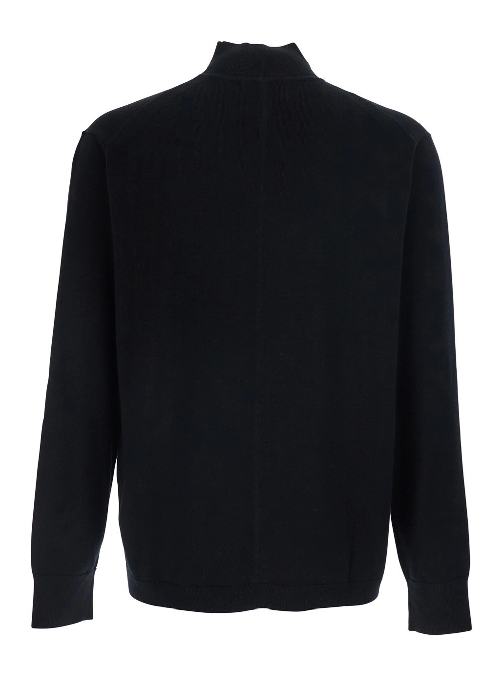 Calvin klein DOLCEVITA MERINOS con collo alto e maniche lunghe in lana Nero Uomo, view 2