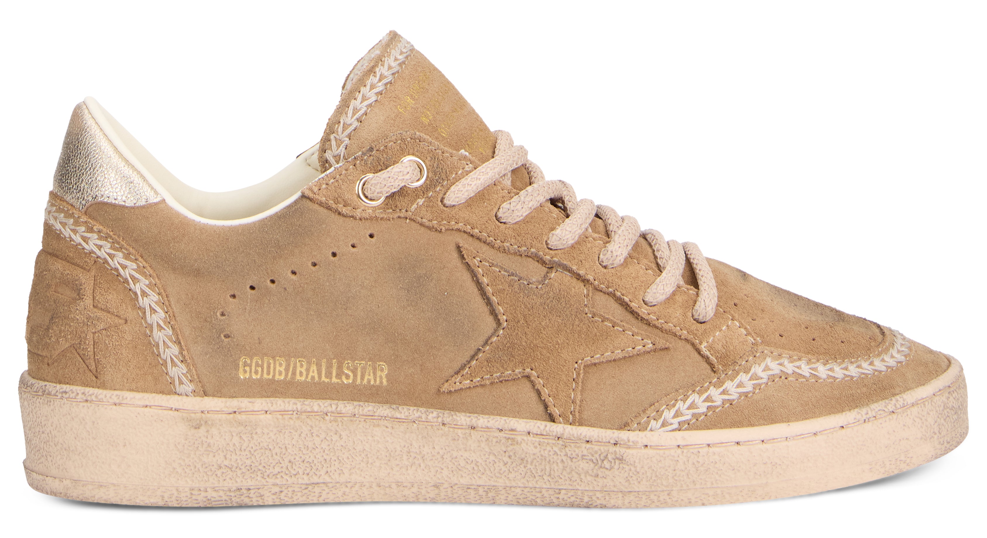 Golden Goose Sneakers Ball Star in pelle scamosciata