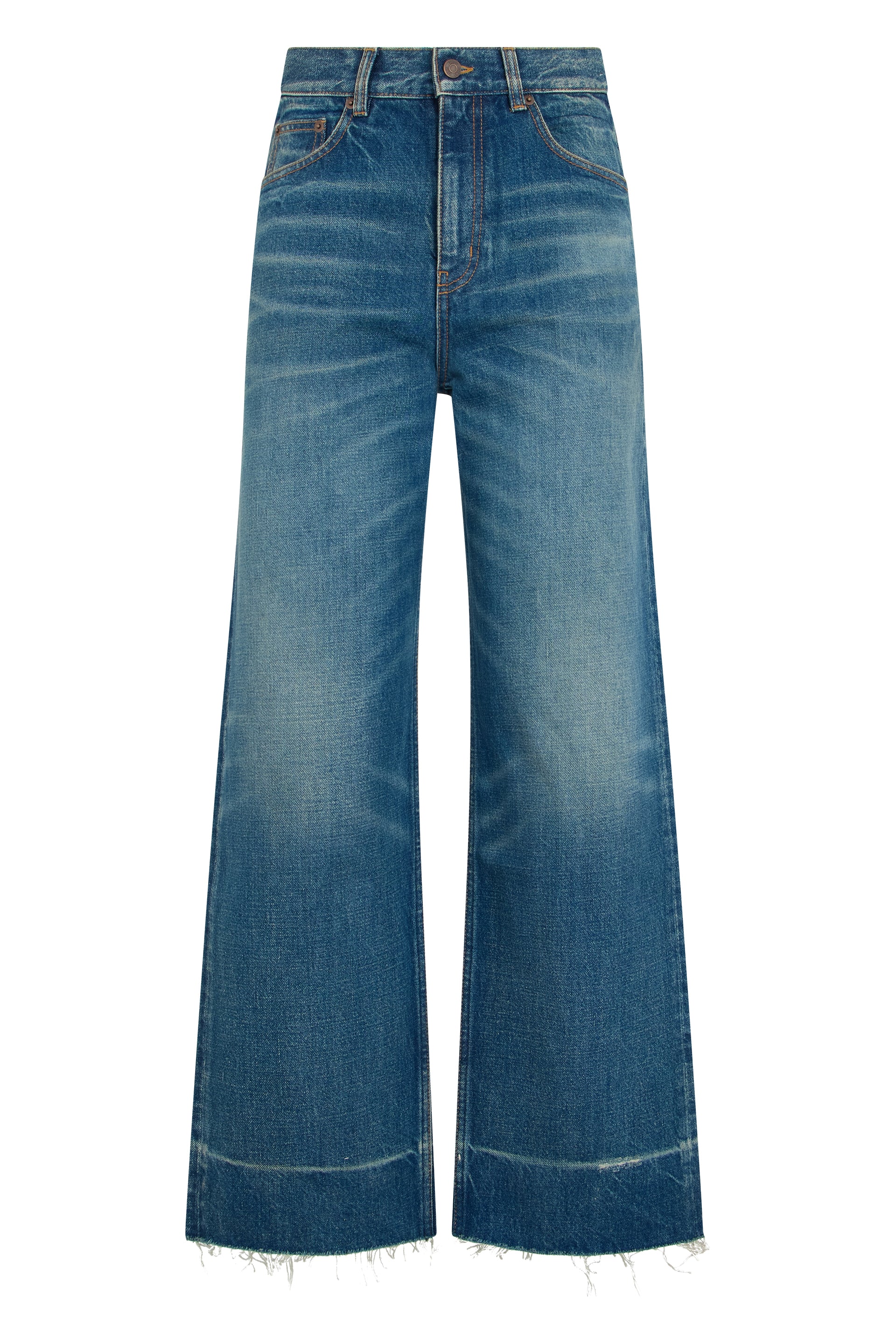 Chloé Pantaloni svasati in Denim