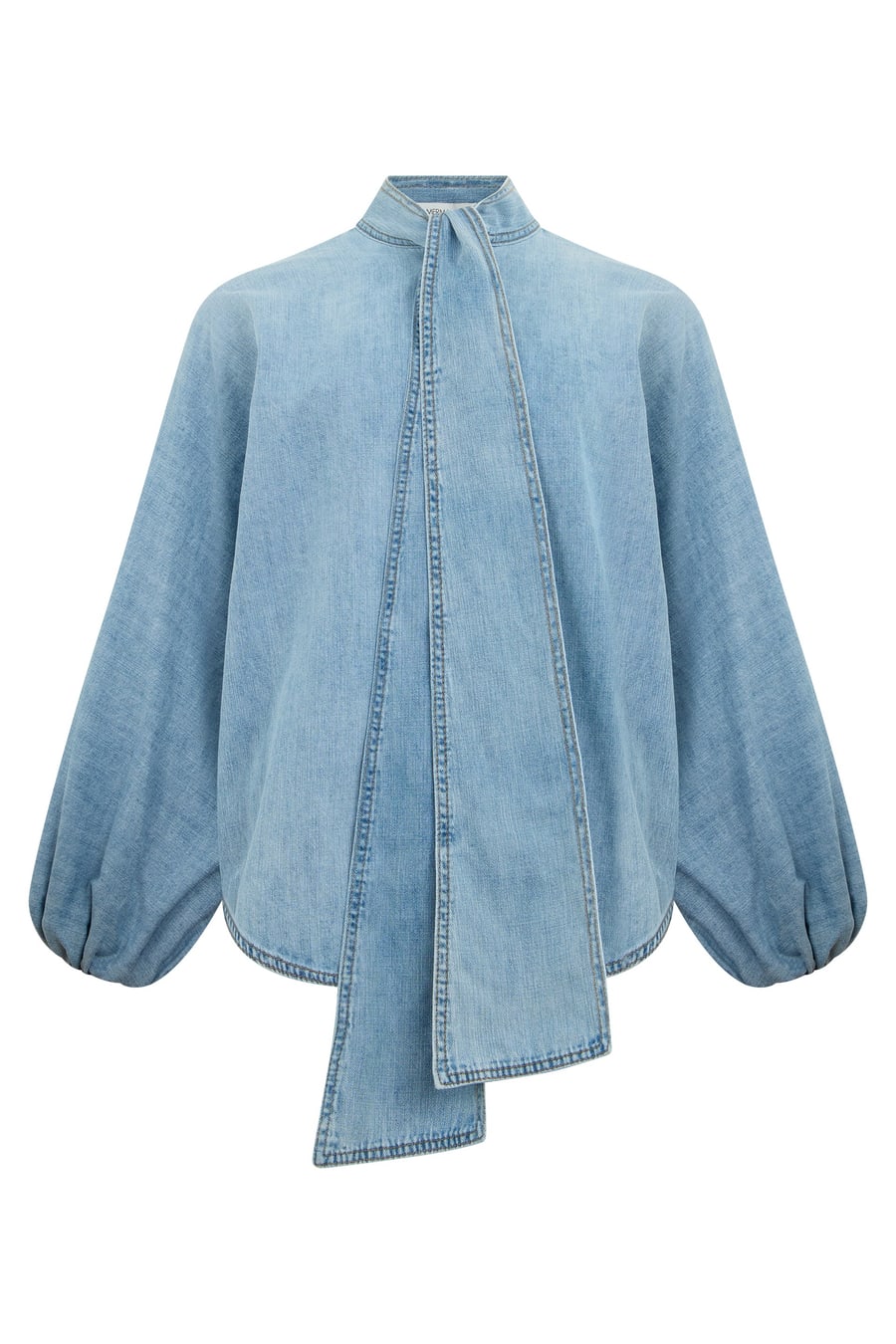 Zimmermann Camicia in denim con fiocco