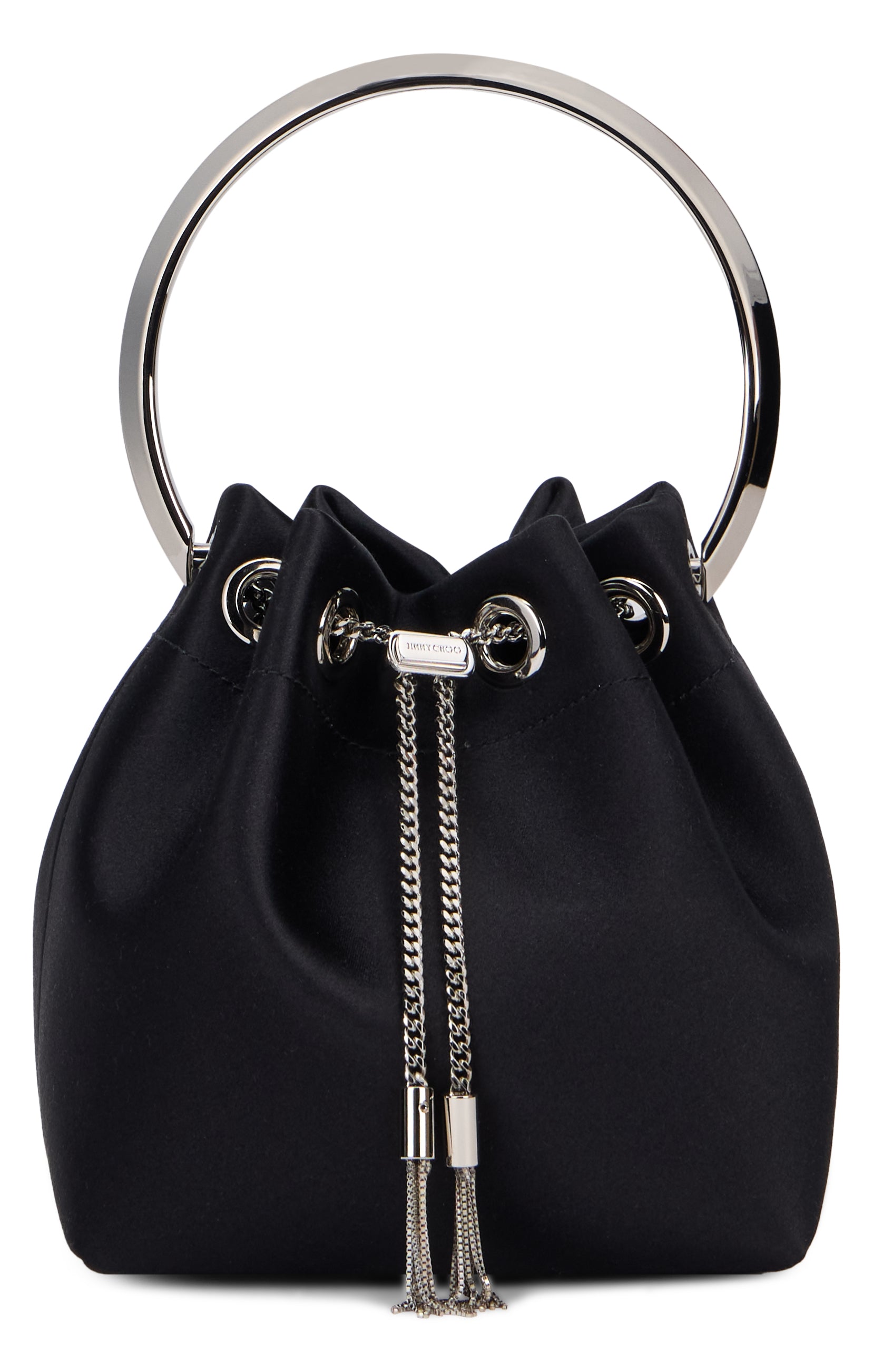 Jimmy Choo Borsa Bon Bon in raso