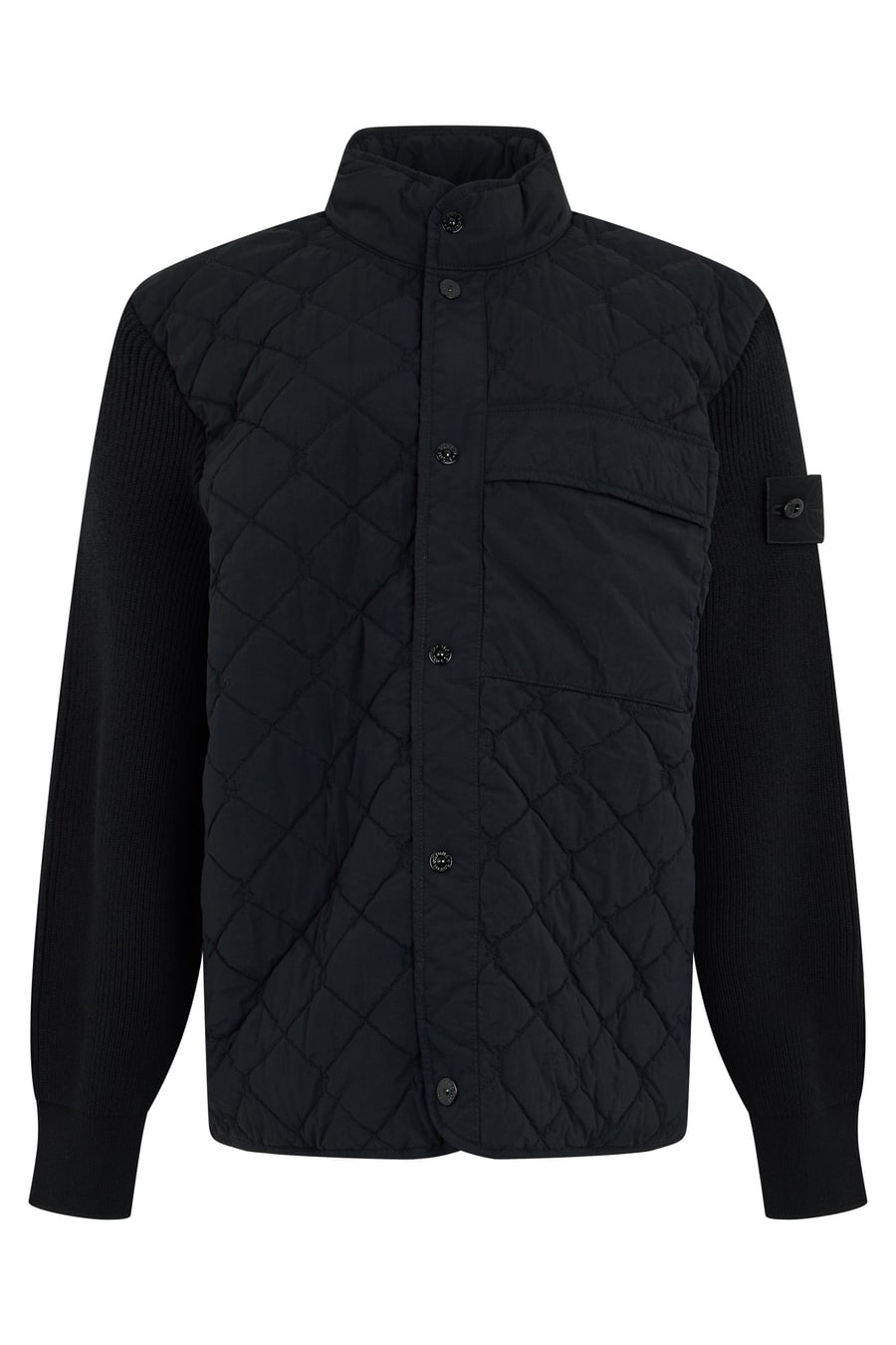 Stone Island Giacca trapuntata a collo alto