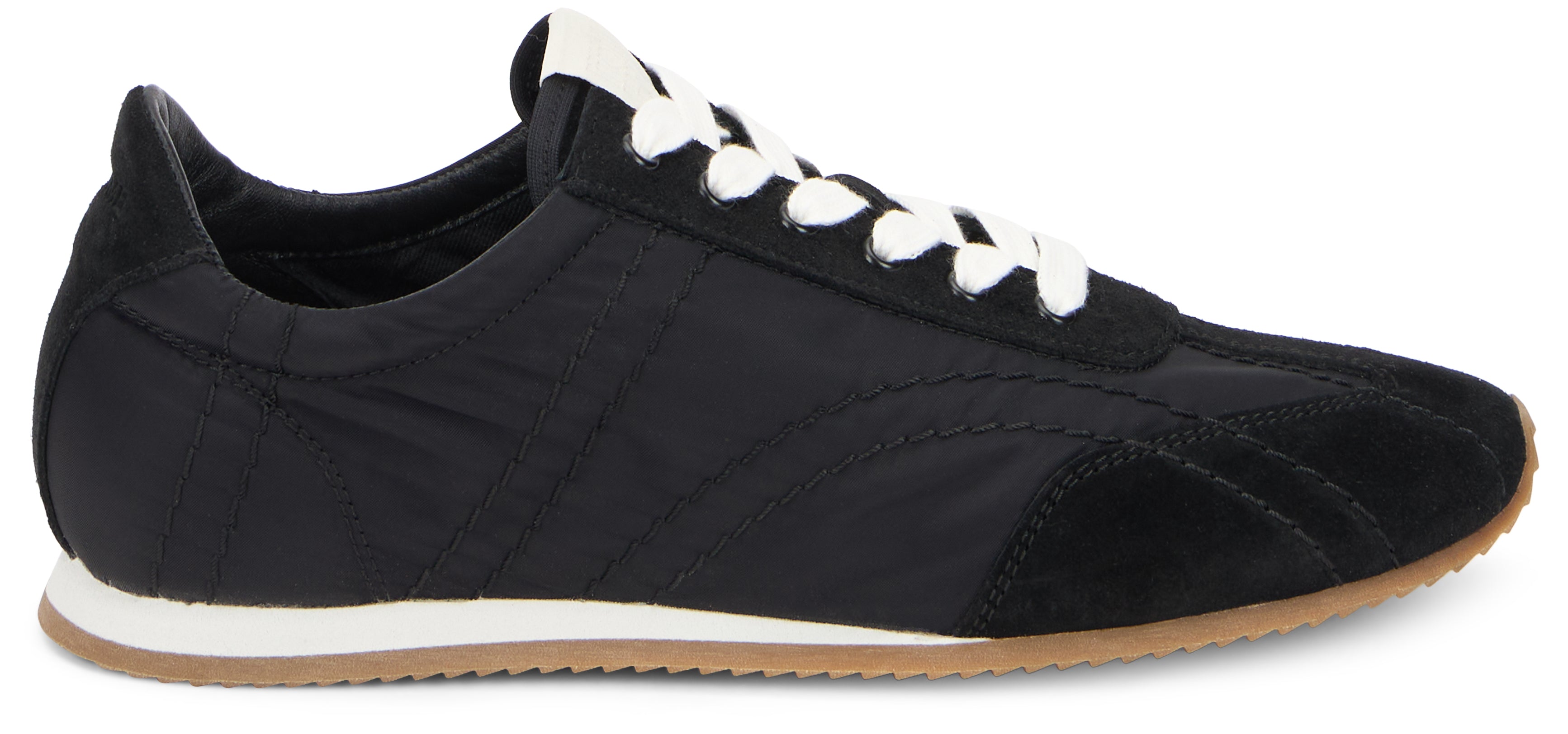 Toteme Sneakers in nylon riciclato e pelle scamosciata