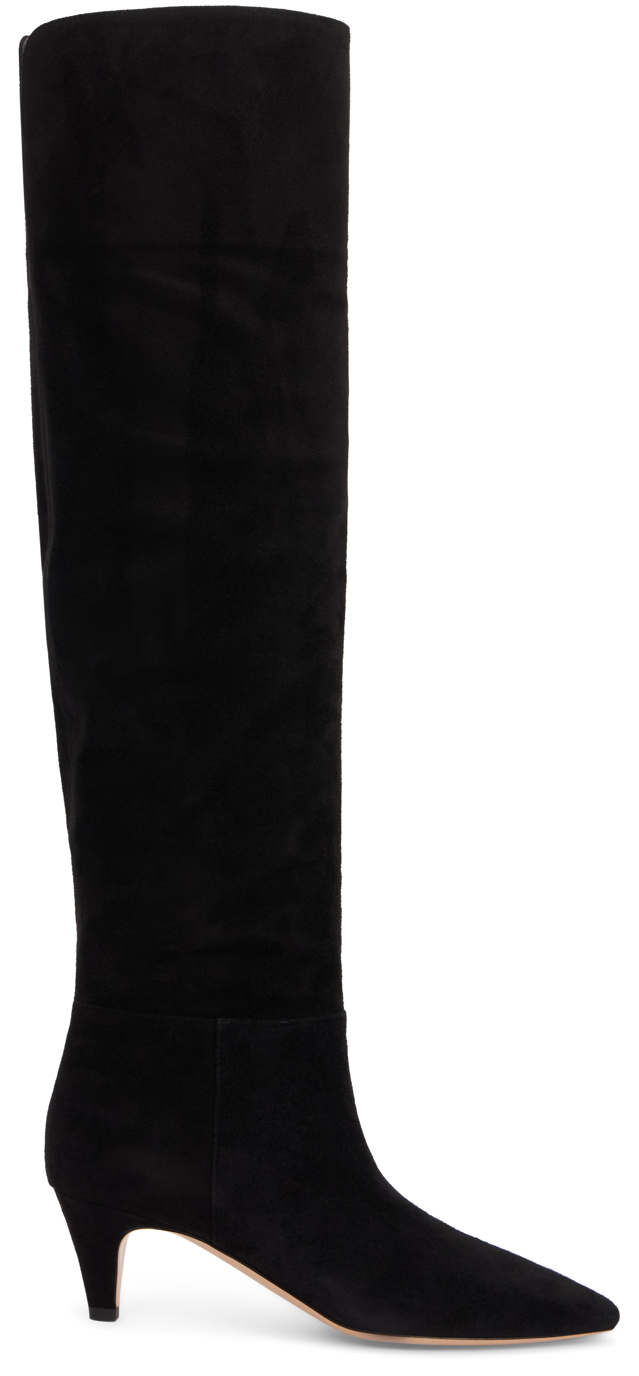 Gianvito Rossi Stivale al ginocchio con tacco in suede