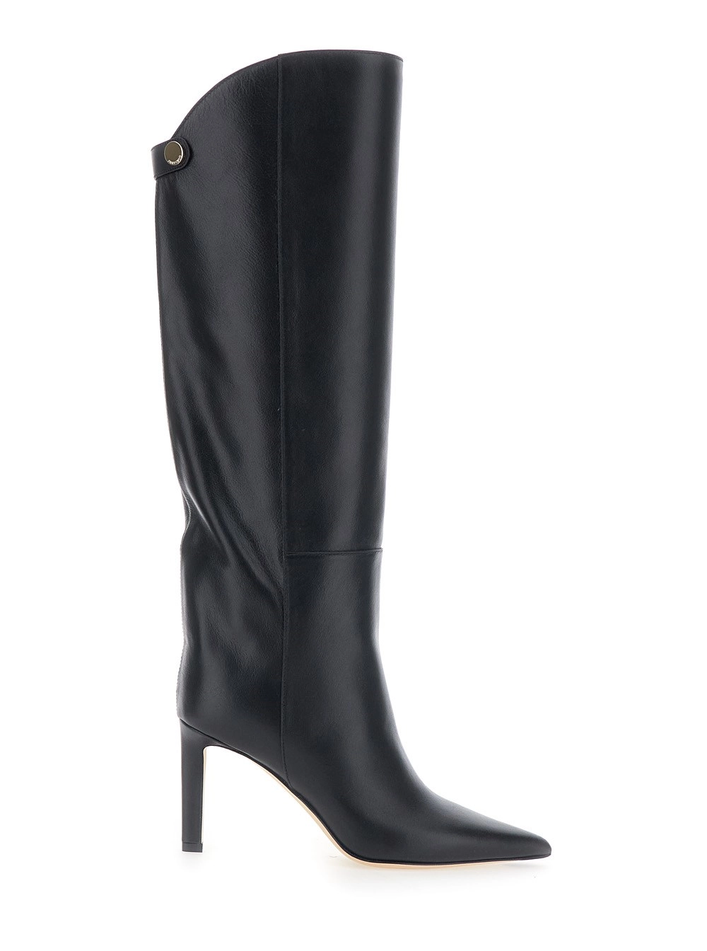 Jimmy Choo Stivali 'Alizze' con Tacco Alto a Spillo in Pelle Neri Donna