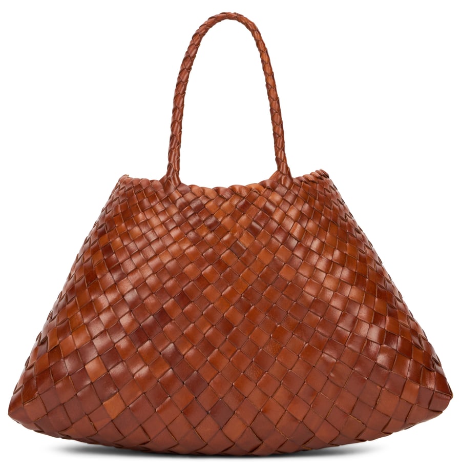 Dragon Diffusion Borsa tote intrecciata ampia